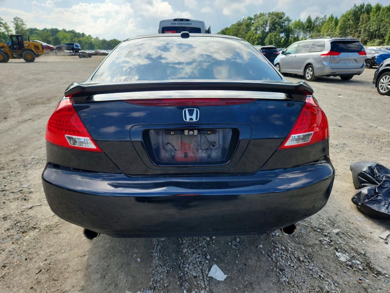 2007 Honda Accord Ex Black vin: 1HGCM82637A008083