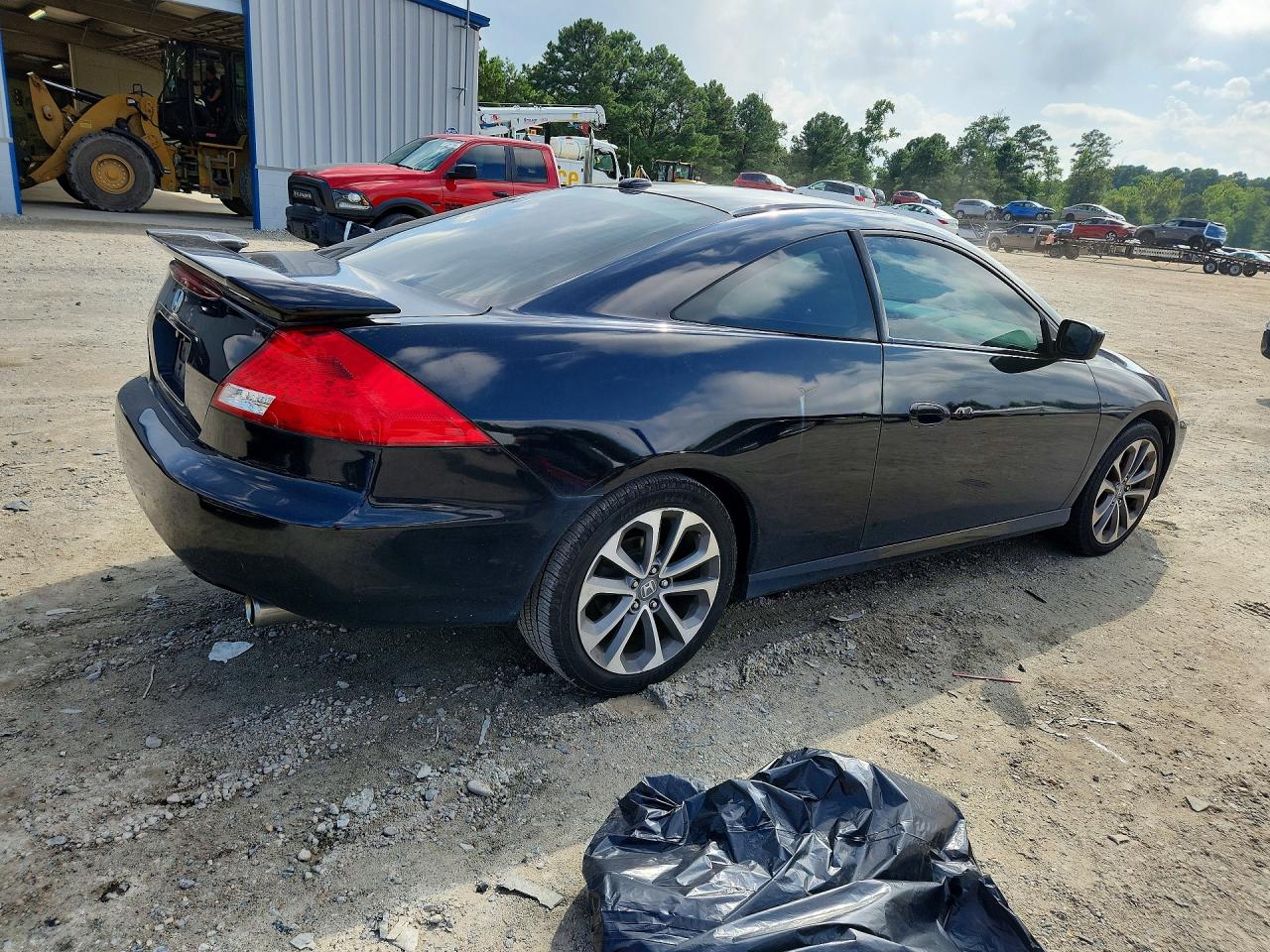 2007 Honda Accord Ex Black vin: 1HGCM82637A008083