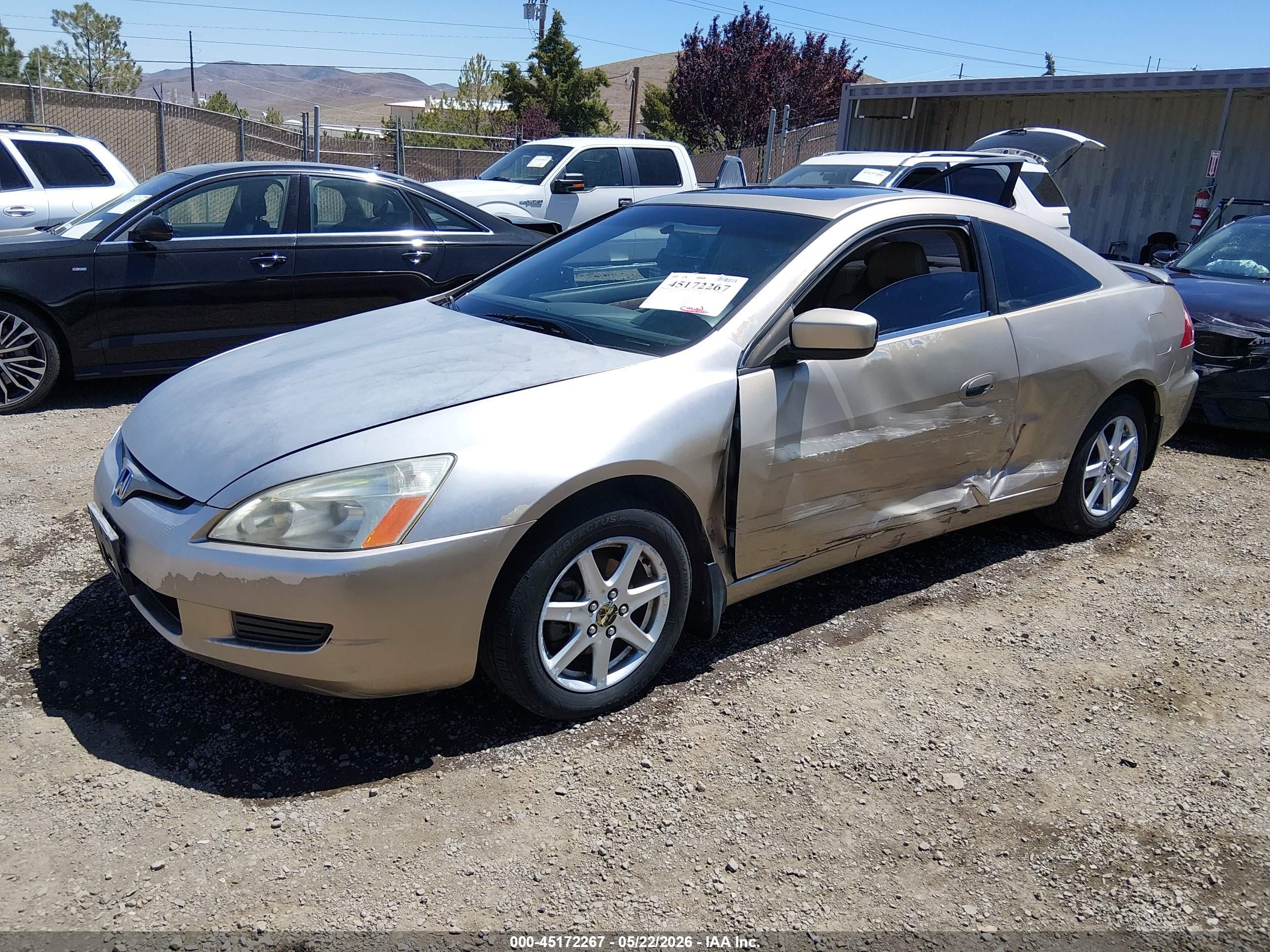 2003 Honda Accord 3.0 Ex Золотой vin: 1HGCM82643A015179