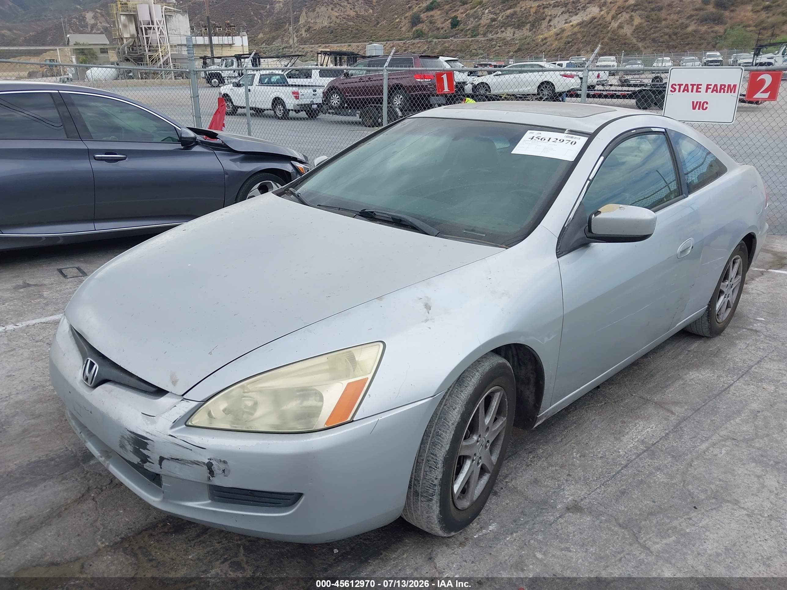 2004 Honda Accord 3.0 Ex Silver vin: 1HGCM82644A011165