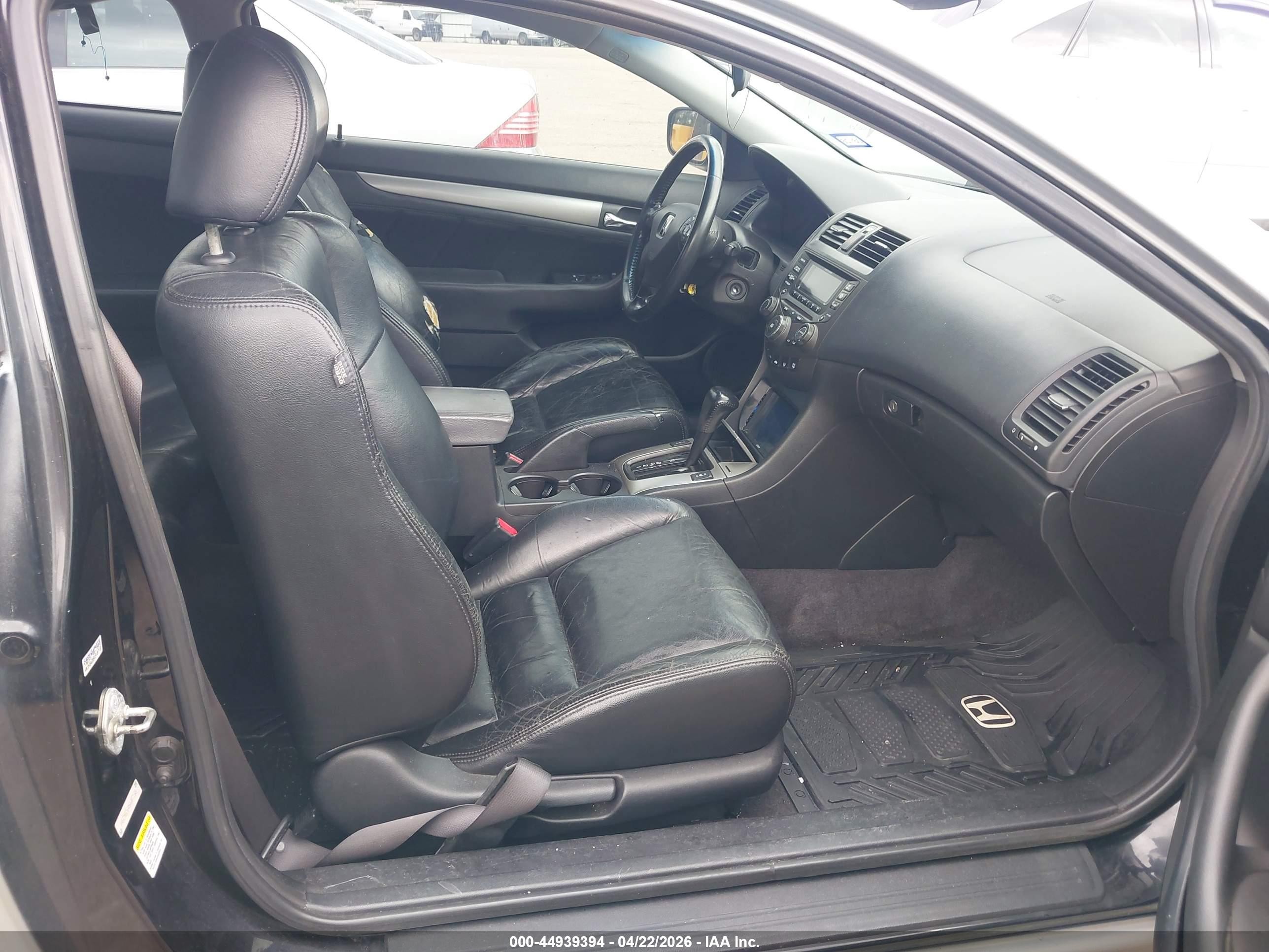 2005 Honda Accord Cpe Ex-l V6 Серебряный vin: 1HGCM82645A007165
