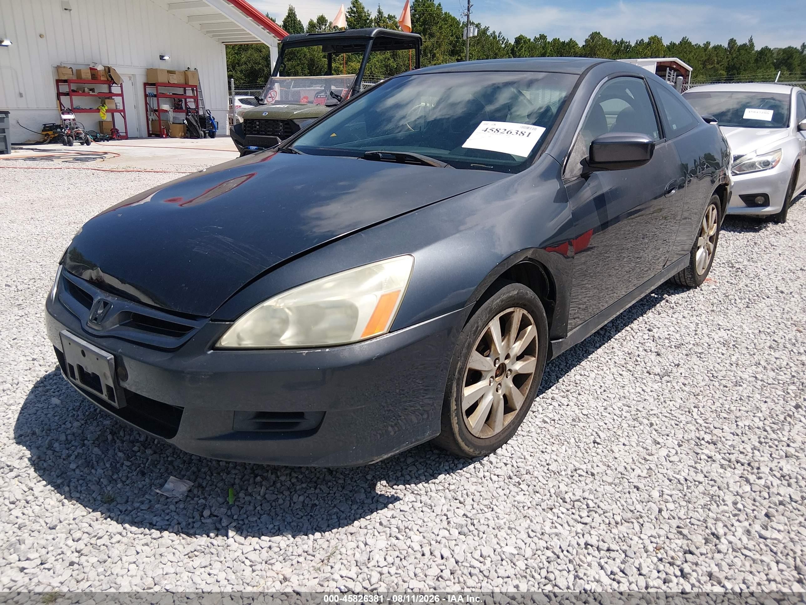 2006 Honda Accord 3.0 Ex Серый vin: 1HGCM82646A004400