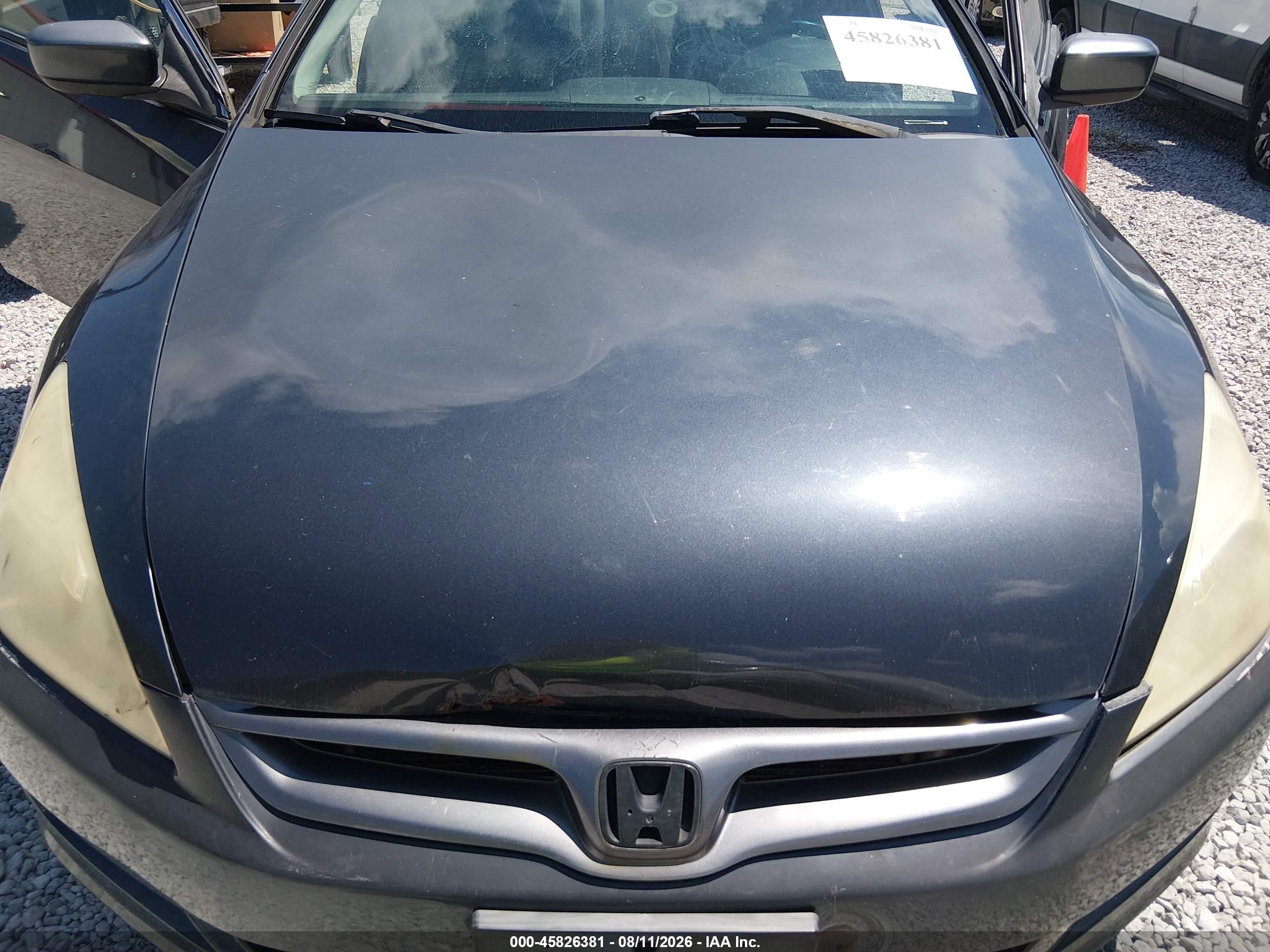 2006 Honda Accord 3.0 Ex Серый vin: 1HGCM82646A004400