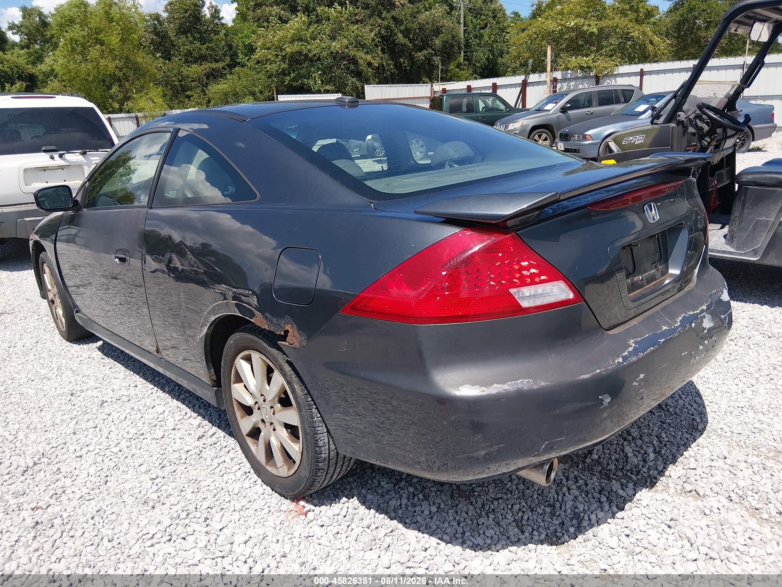 2006 Honda Accord 3.0 Ex Серый vin: 1HGCM82646A004400