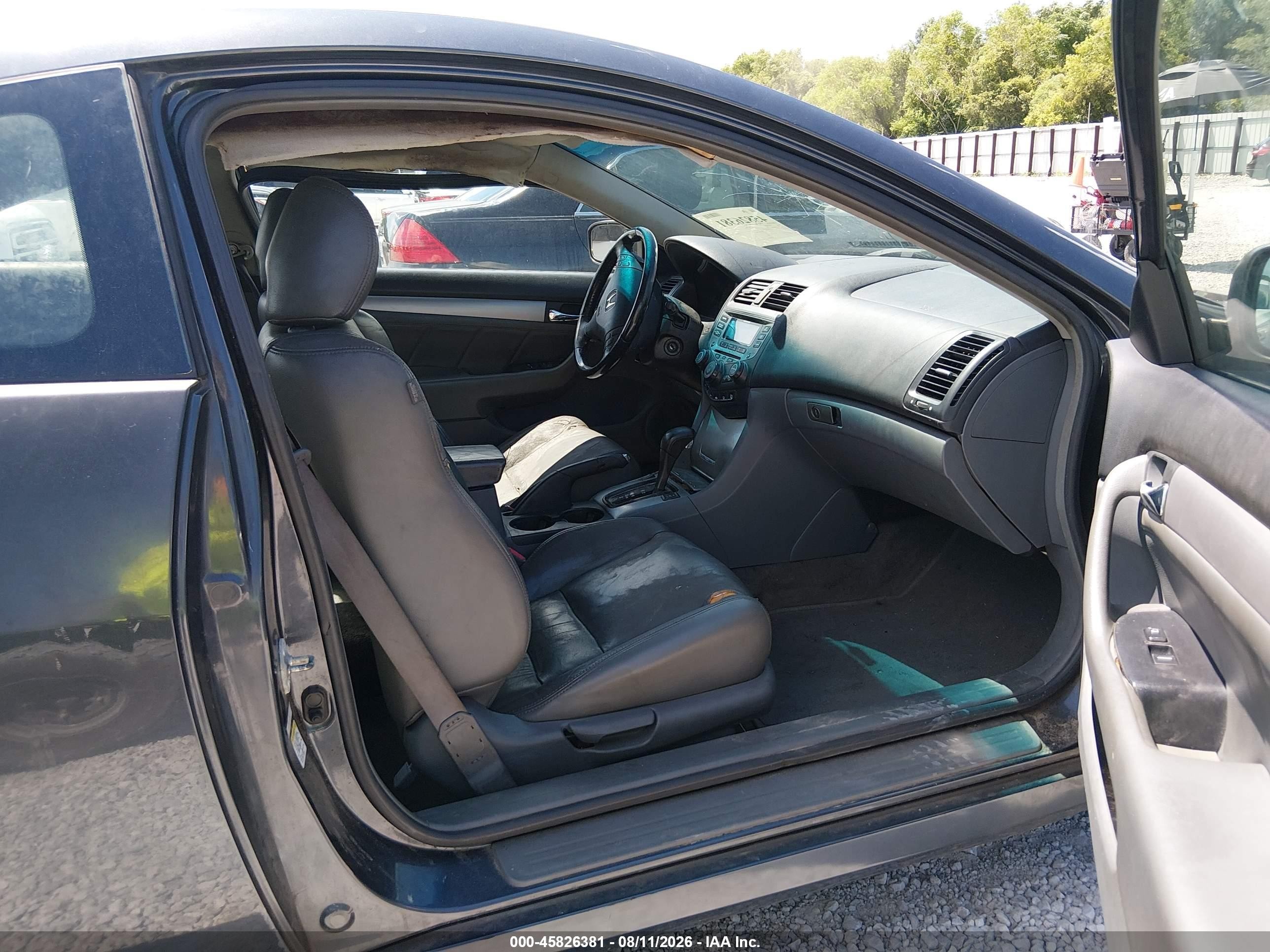 2006 Honda Accord 3.0 Ex Серый vin: 1HGCM82646A004400