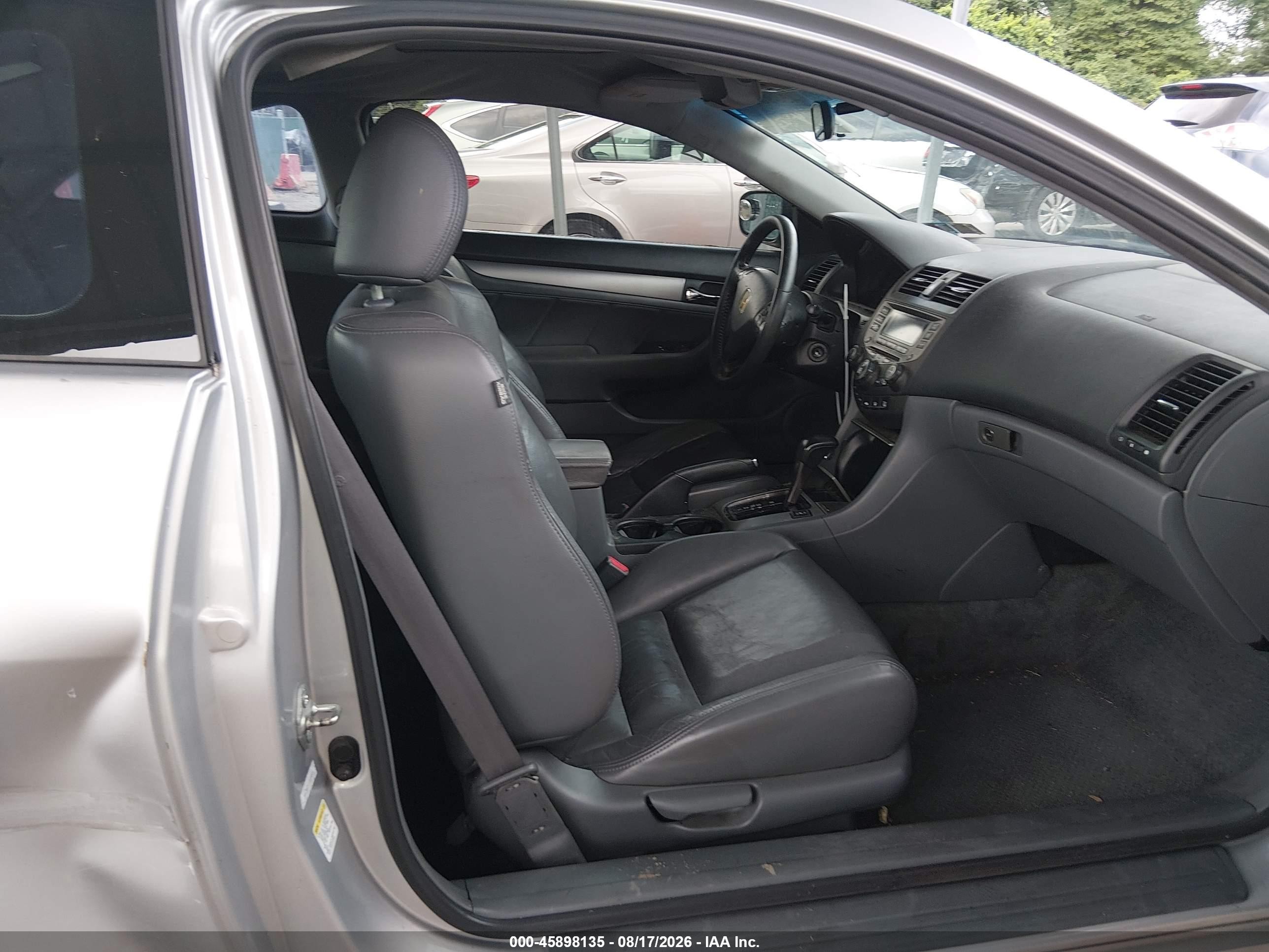 2007 Honda Accord 3.0 Ex Silver vin: 1HGCM82647A004804