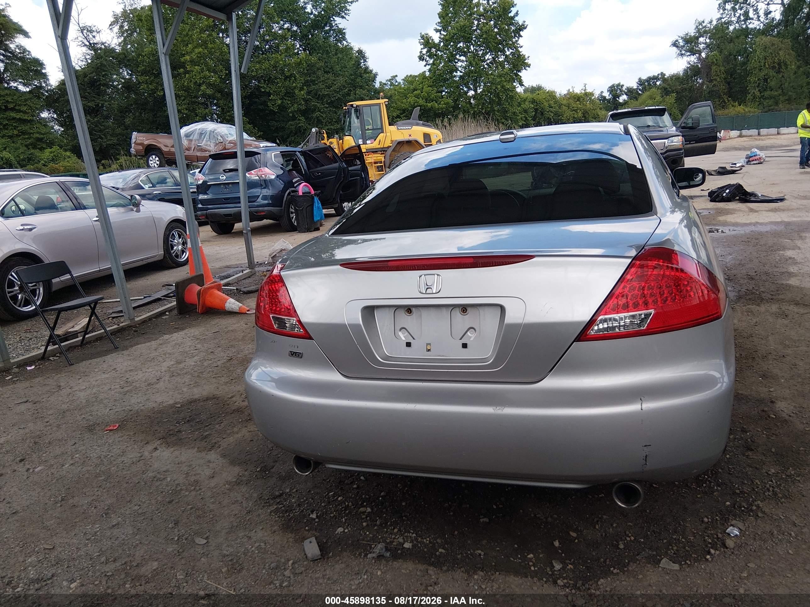 2007 Honda Accord 3.0 Ex Silver vin: 1HGCM82647A004804