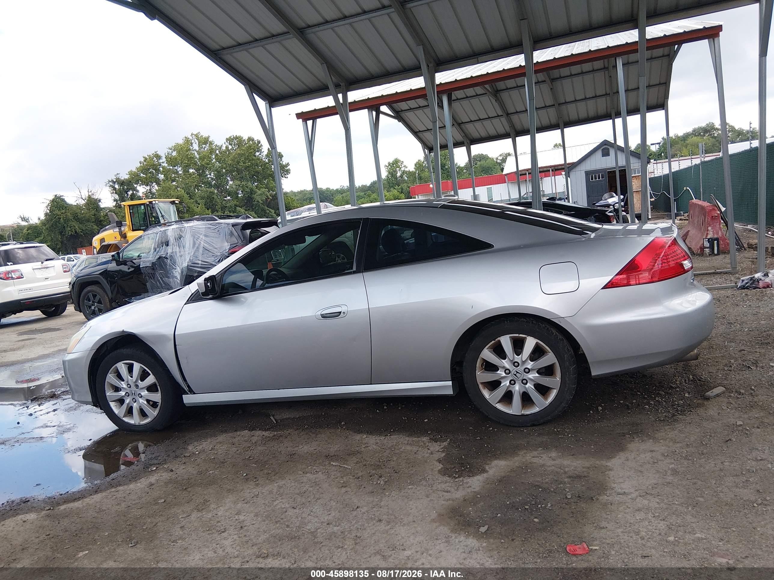 2007 Honda Accord 3.0 Ex Silver vin: 1HGCM82647A004804