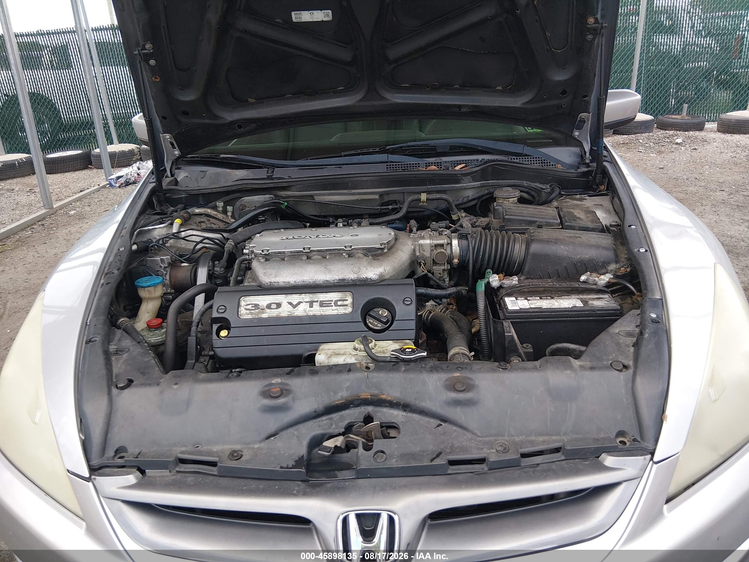 2007 Honda Accord 3.0 Ex Silver vin: 1HGCM82647A004804