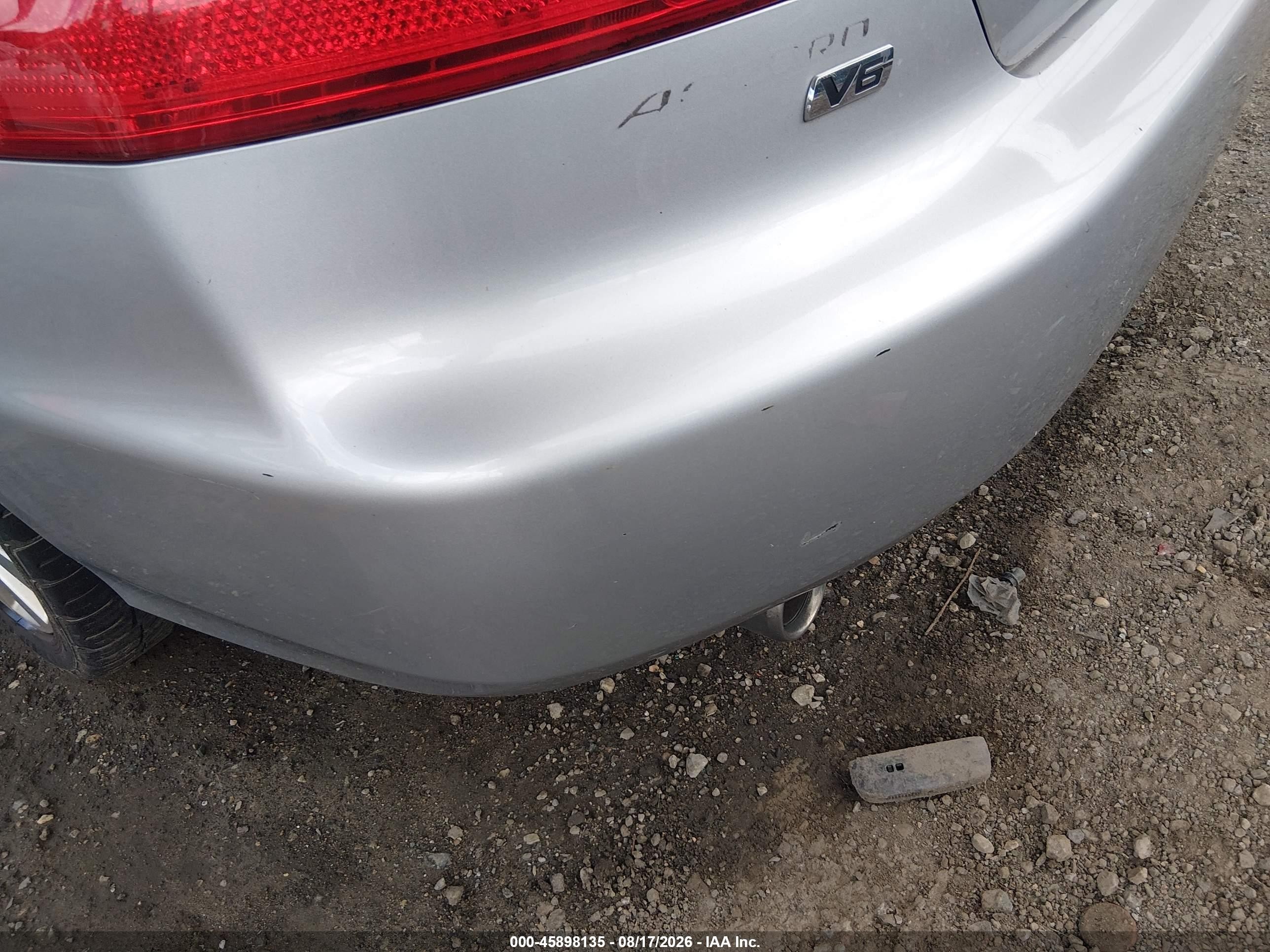 2007 Honda Accord 3.0 Ex Silver vin: 1HGCM82647A004804