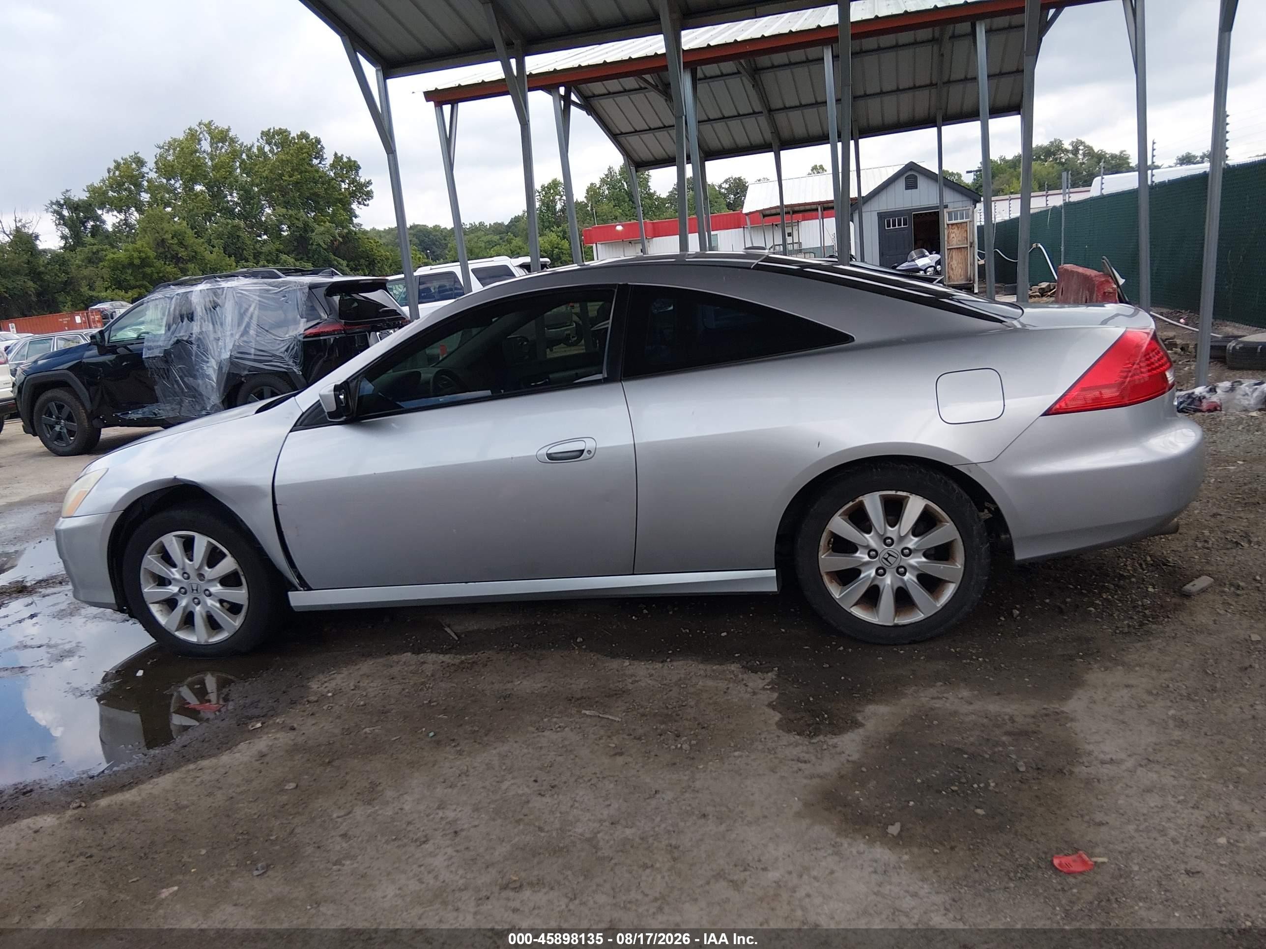2007 Honda Accord 3.0 Ex Silver vin: 1HGCM82647A004804
