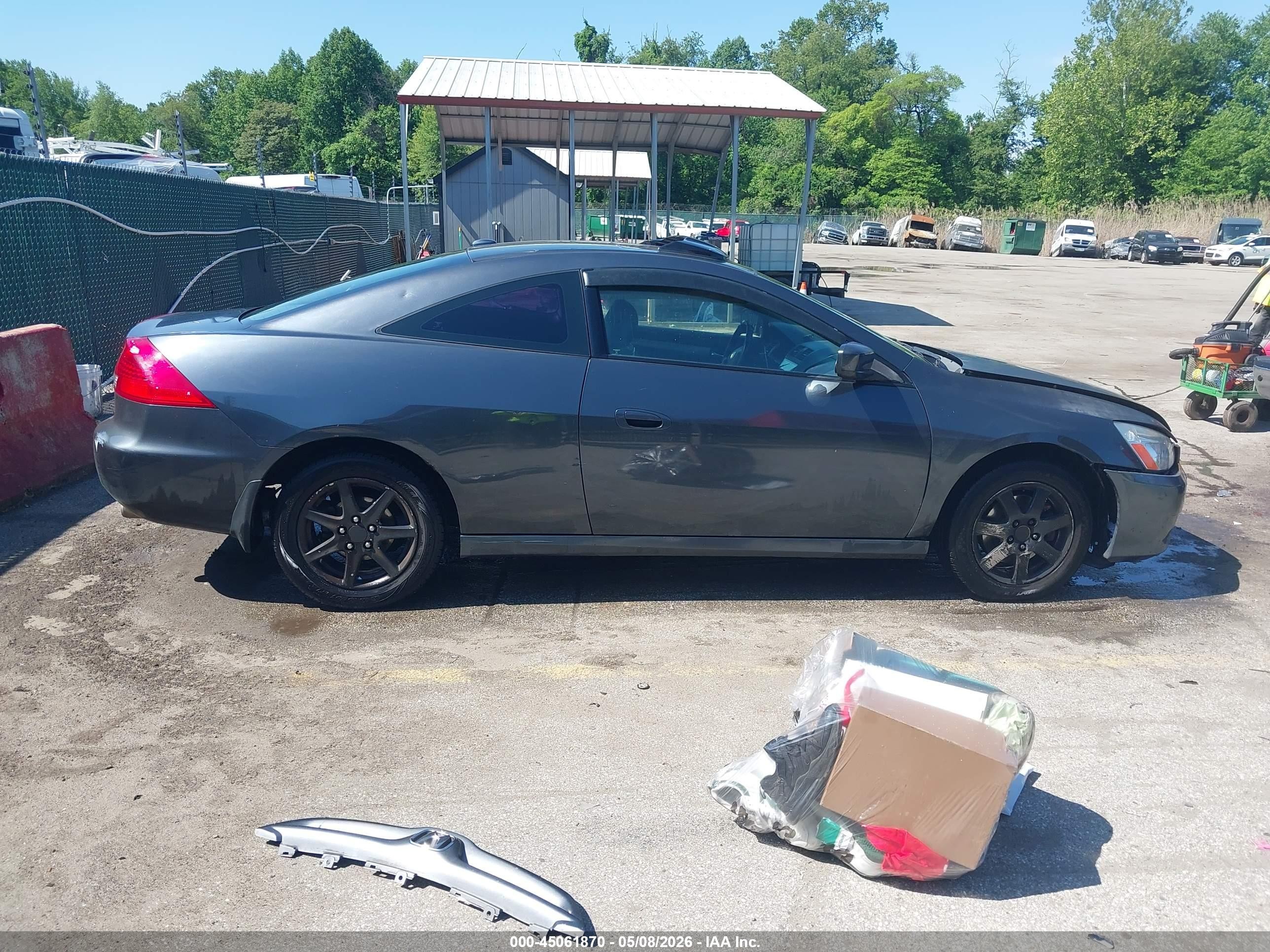 2007 Honda Accord 3.0 Ex Gray vin: 1HGCM82647A005595