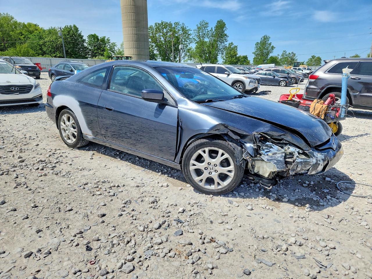 2005 Honda Accord Ex Gray vin: 1HGCM82655A006008