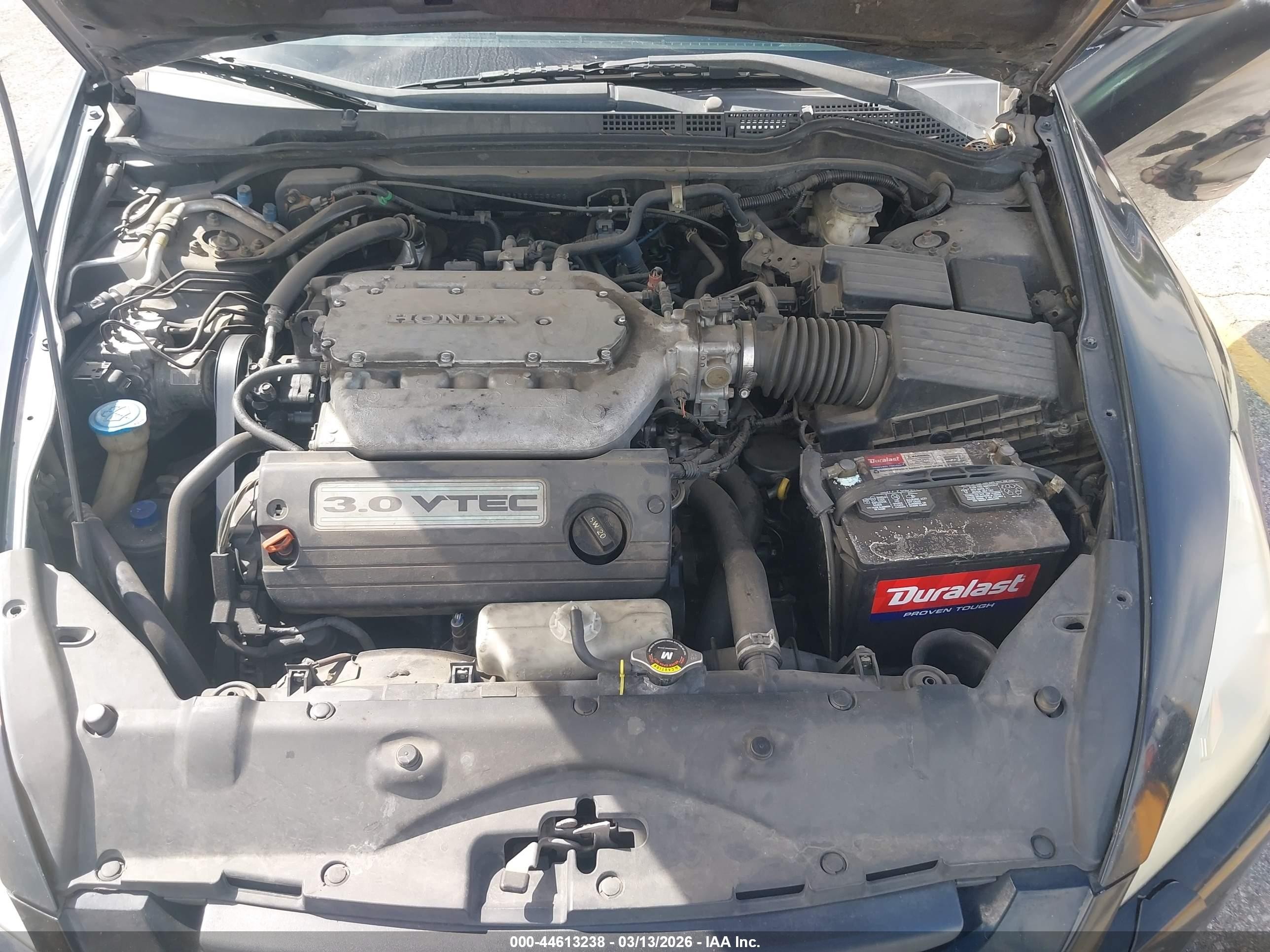 2005 Honda Accord Cpe Ex-l V6 Black vin: 1HGCM82655A006493