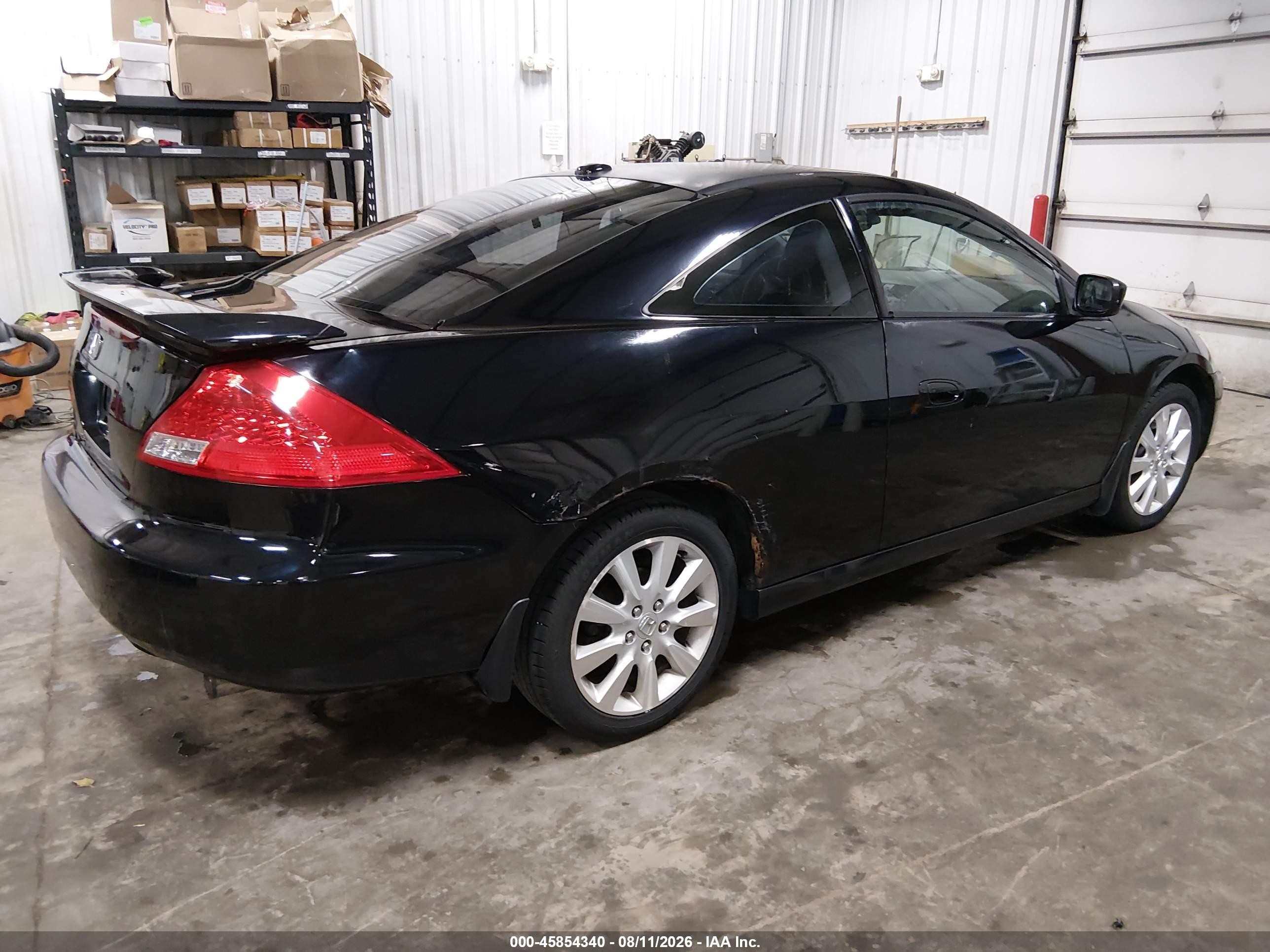 2006 Honda Accord 3.0 Ex Black vin: 1HGCM82656A001358