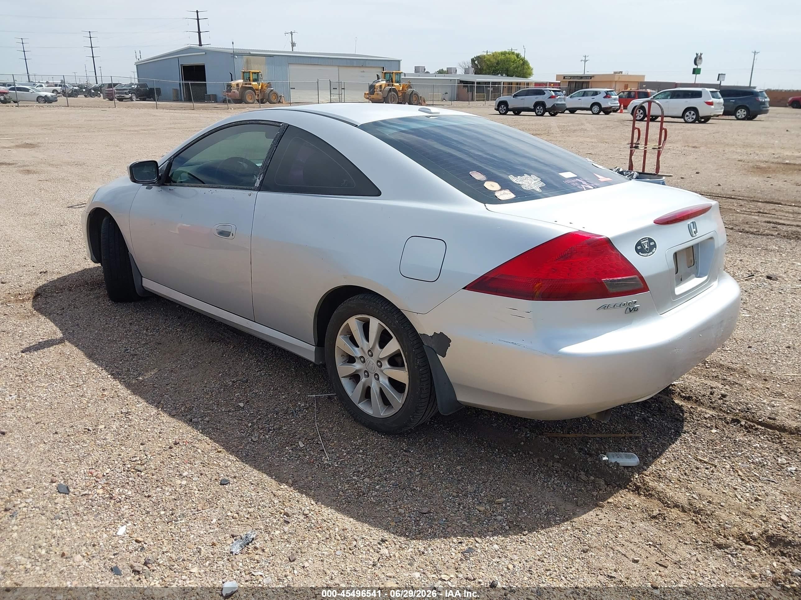 2006 Honda Accord 3.0 Ex Серебряный vin: 1HGCM82656A002106