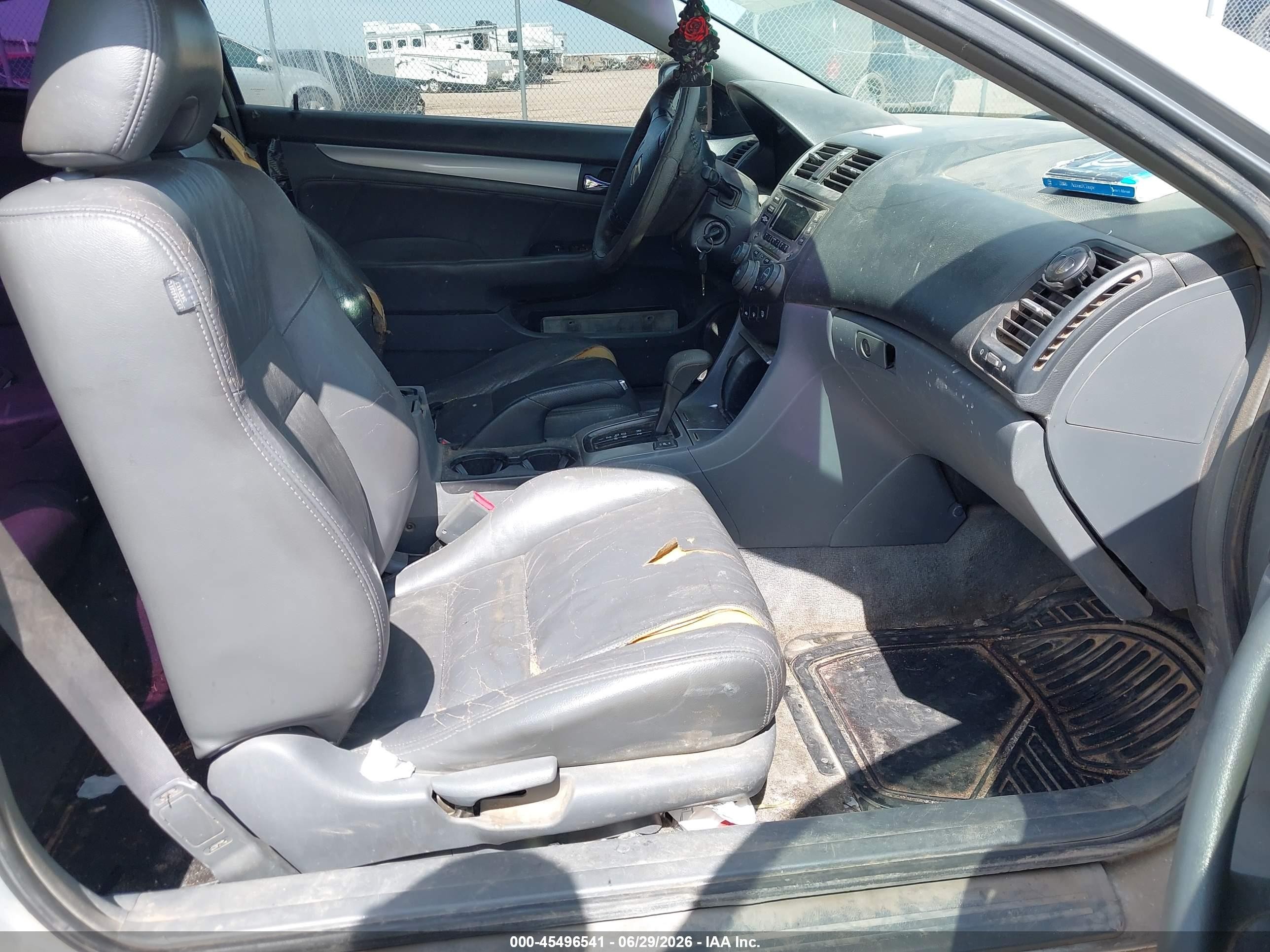 2006 Honda Accord 3.0 Ex Серебряный vin: 1HGCM82656A002106