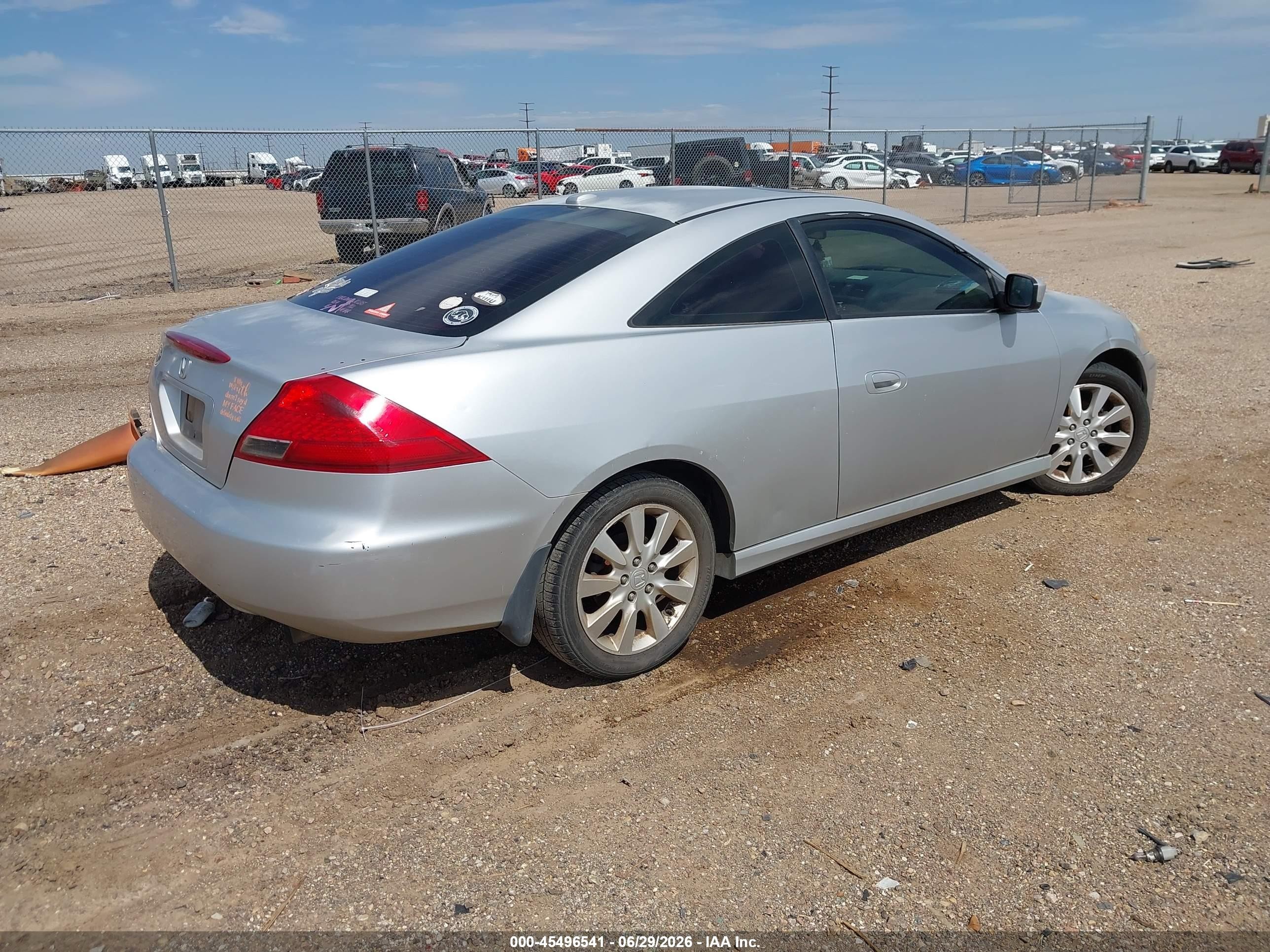 2006 Honda Accord 3.0 Ex Серебряный vin: 1HGCM82656A002106