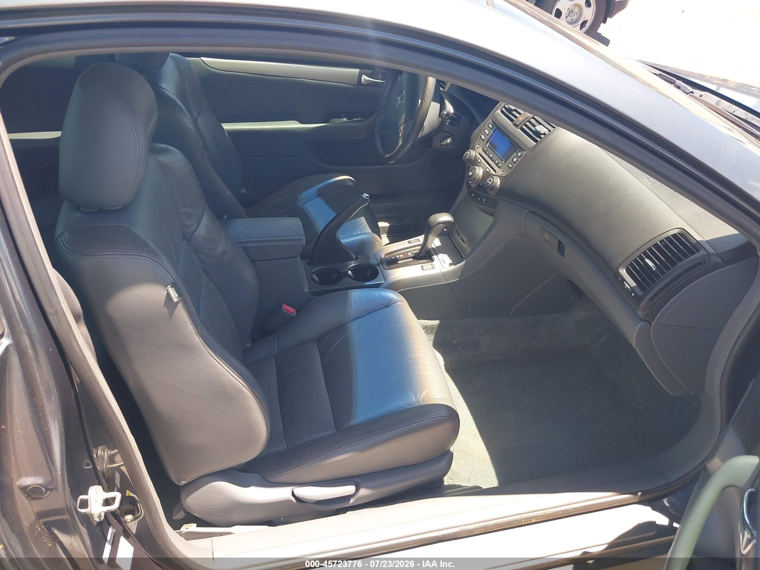 2007 Honda Accord 3.0 Ex Blue vin: 1HGCM82657A005346