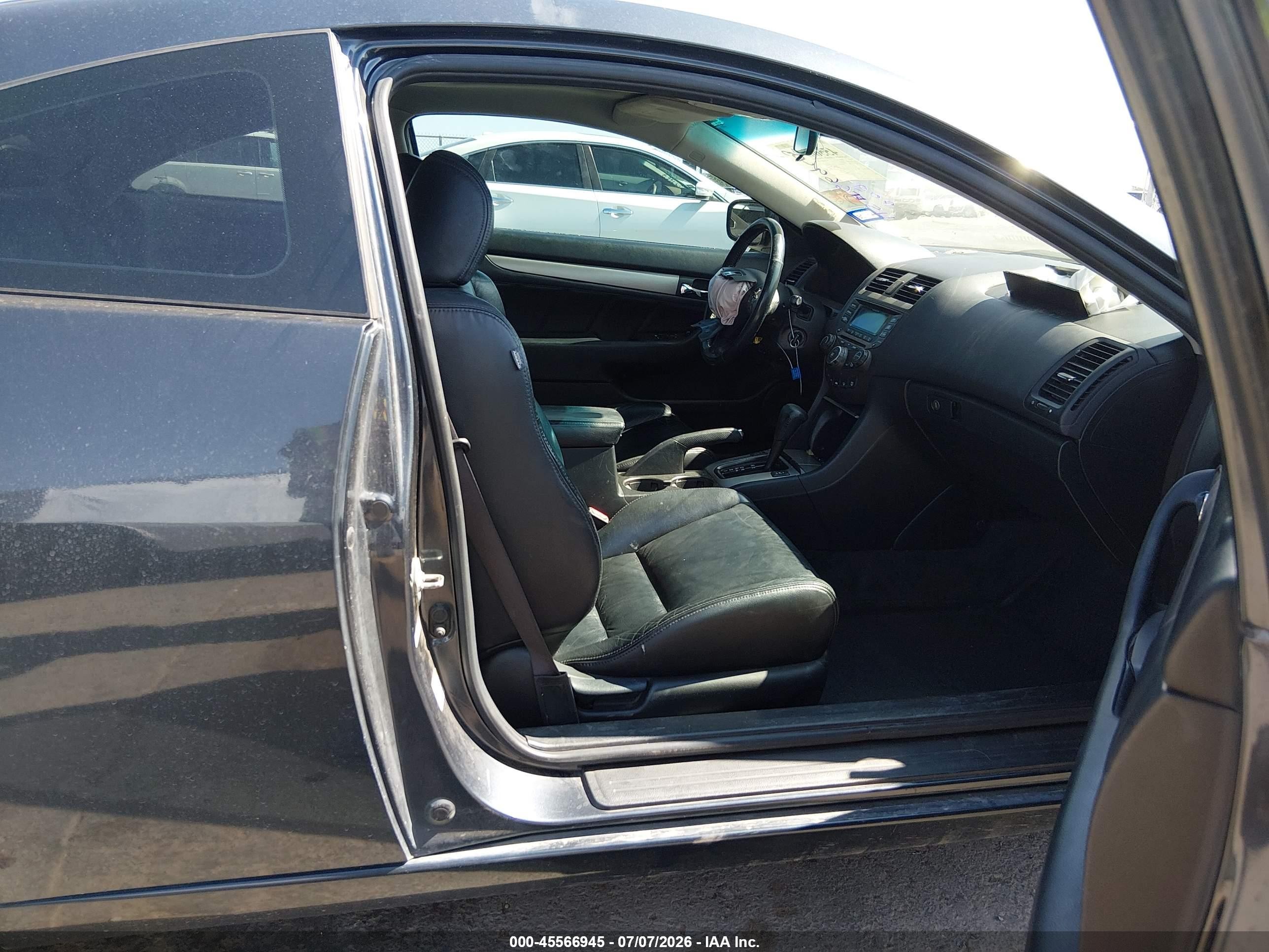 2003 Honda Accord Cpe Ex Gray vin: 1HGCM82663A004927