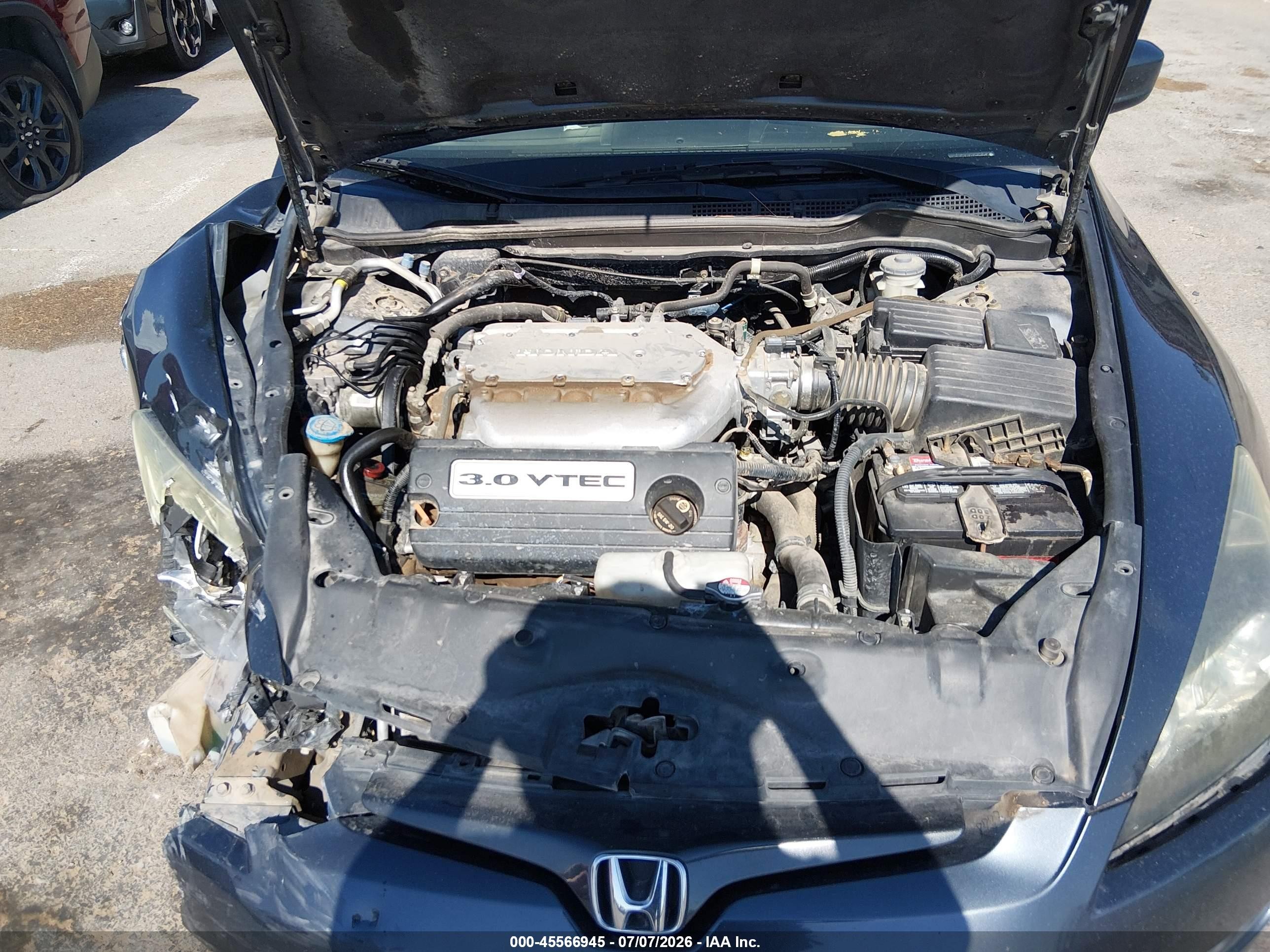 2003 Honda Accord Cpe Ex Gray vin: 1HGCM82663A004927