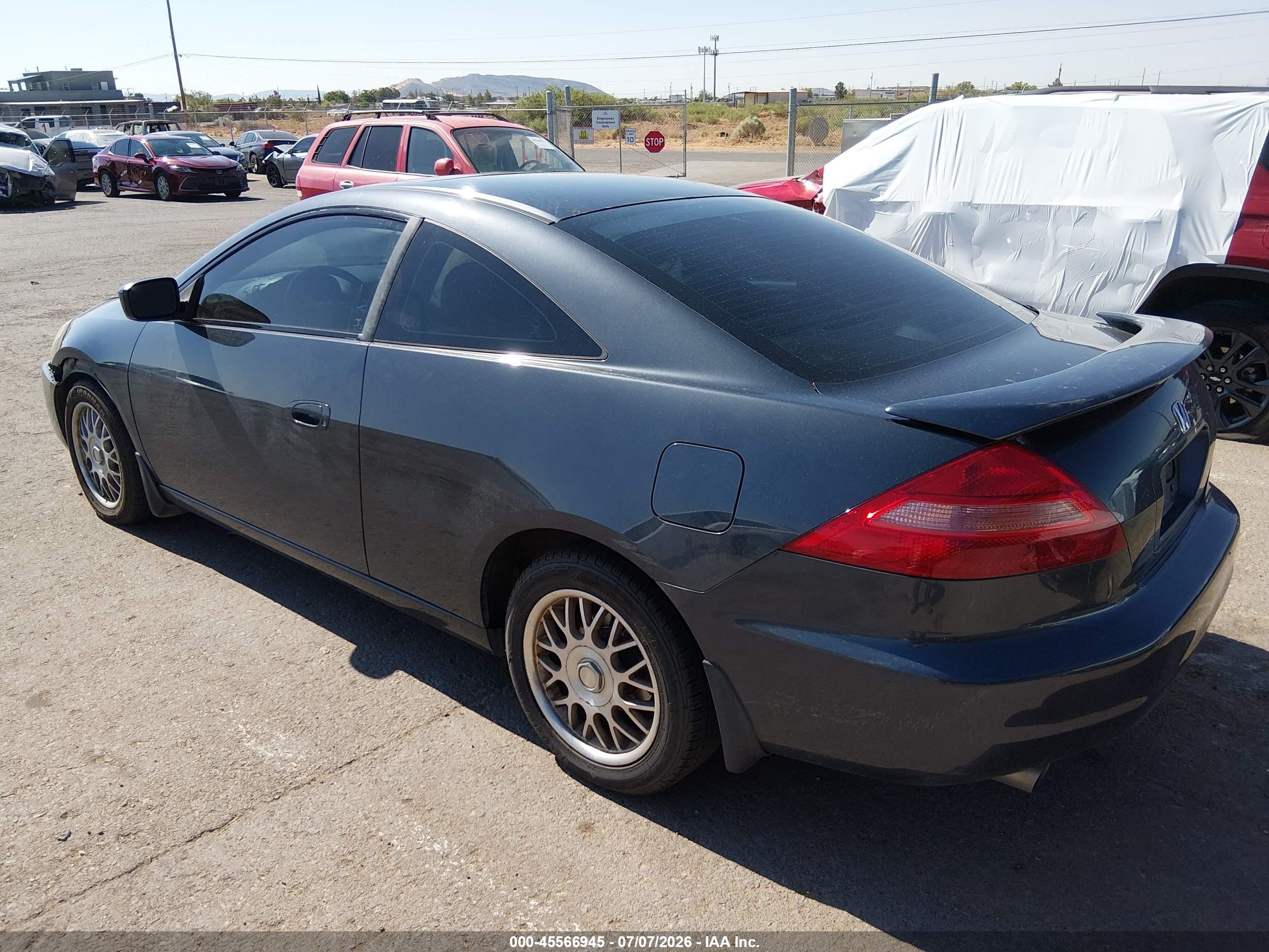 2003 Honda Accord Cpe Ex Gray vin: 1HGCM82663A004927
