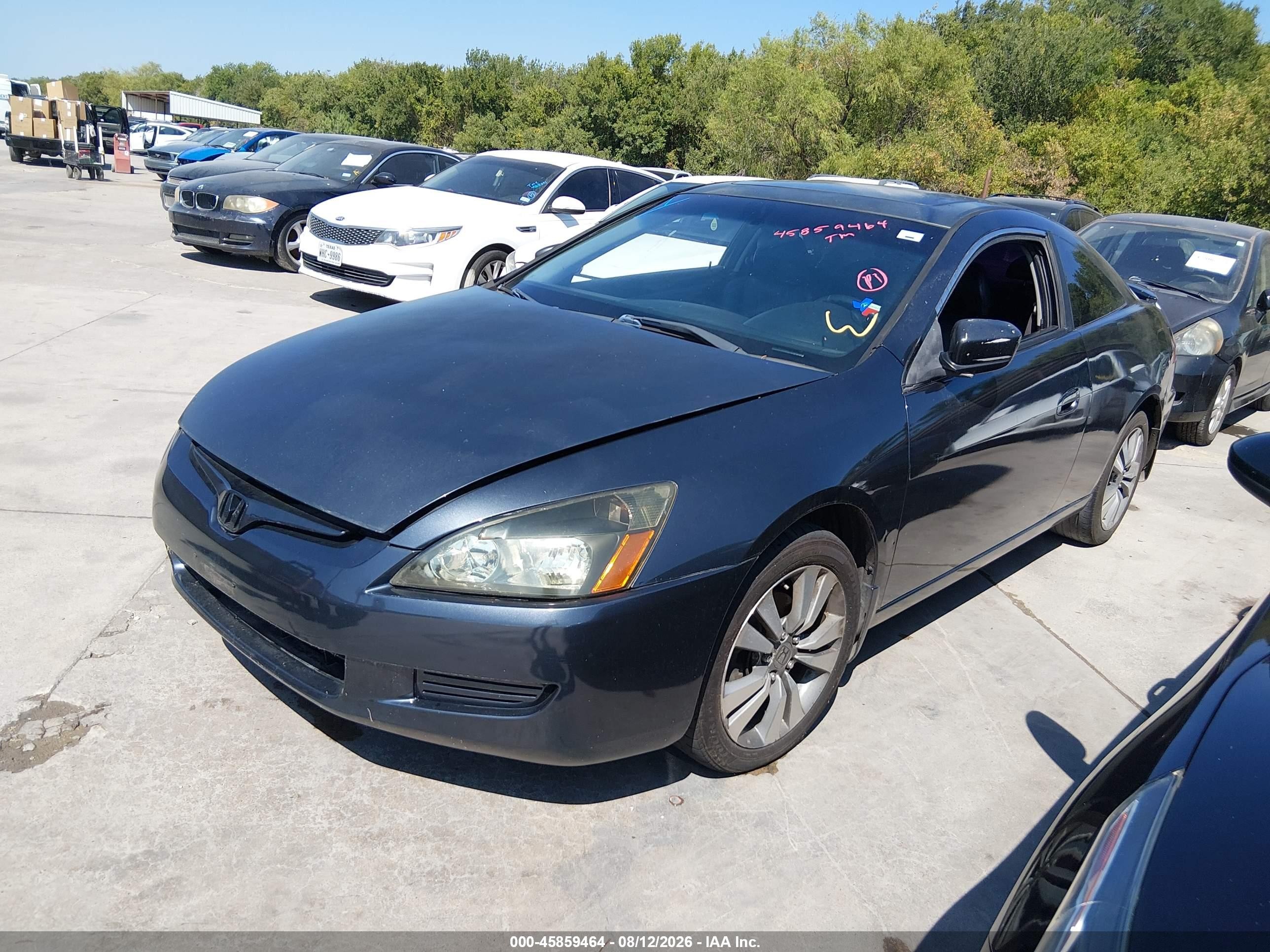 2003 Honda Accord 3.0 Ex Black vin: 1HGCM82663A014308