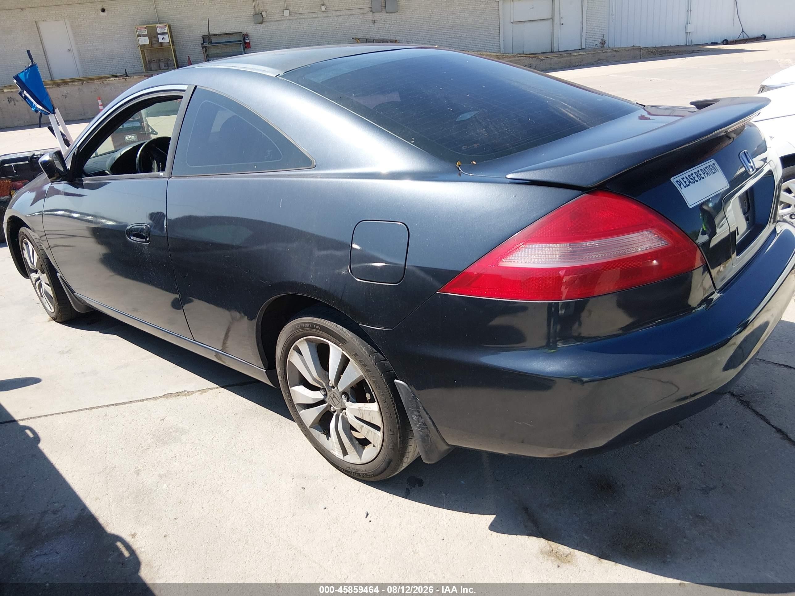 2003 Honda Accord 3.0 Ex Black vin: 1HGCM82663A014308