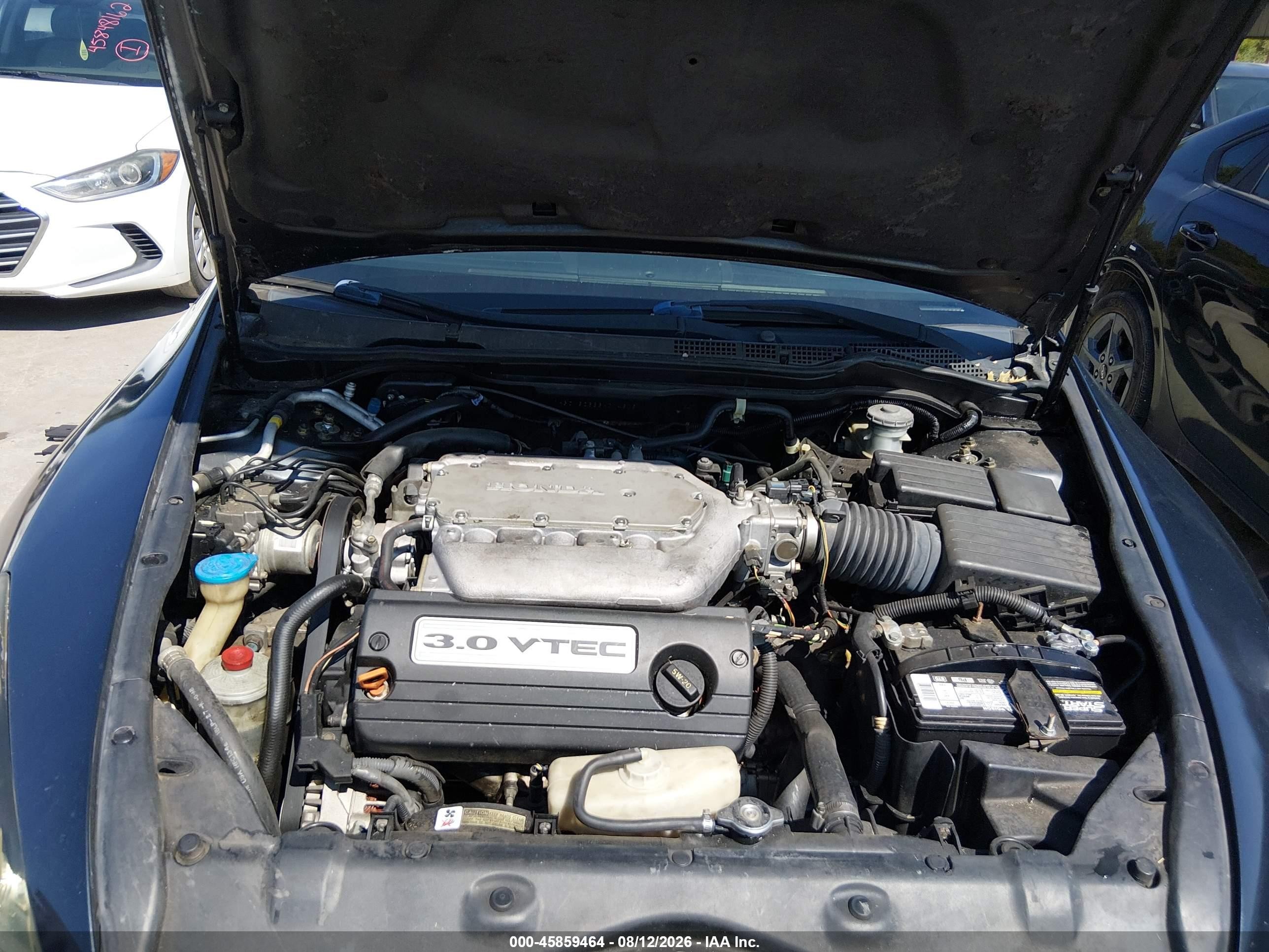 2003 Honda Accord 3.0 Ex Black vin: 1HGCM82663A014308