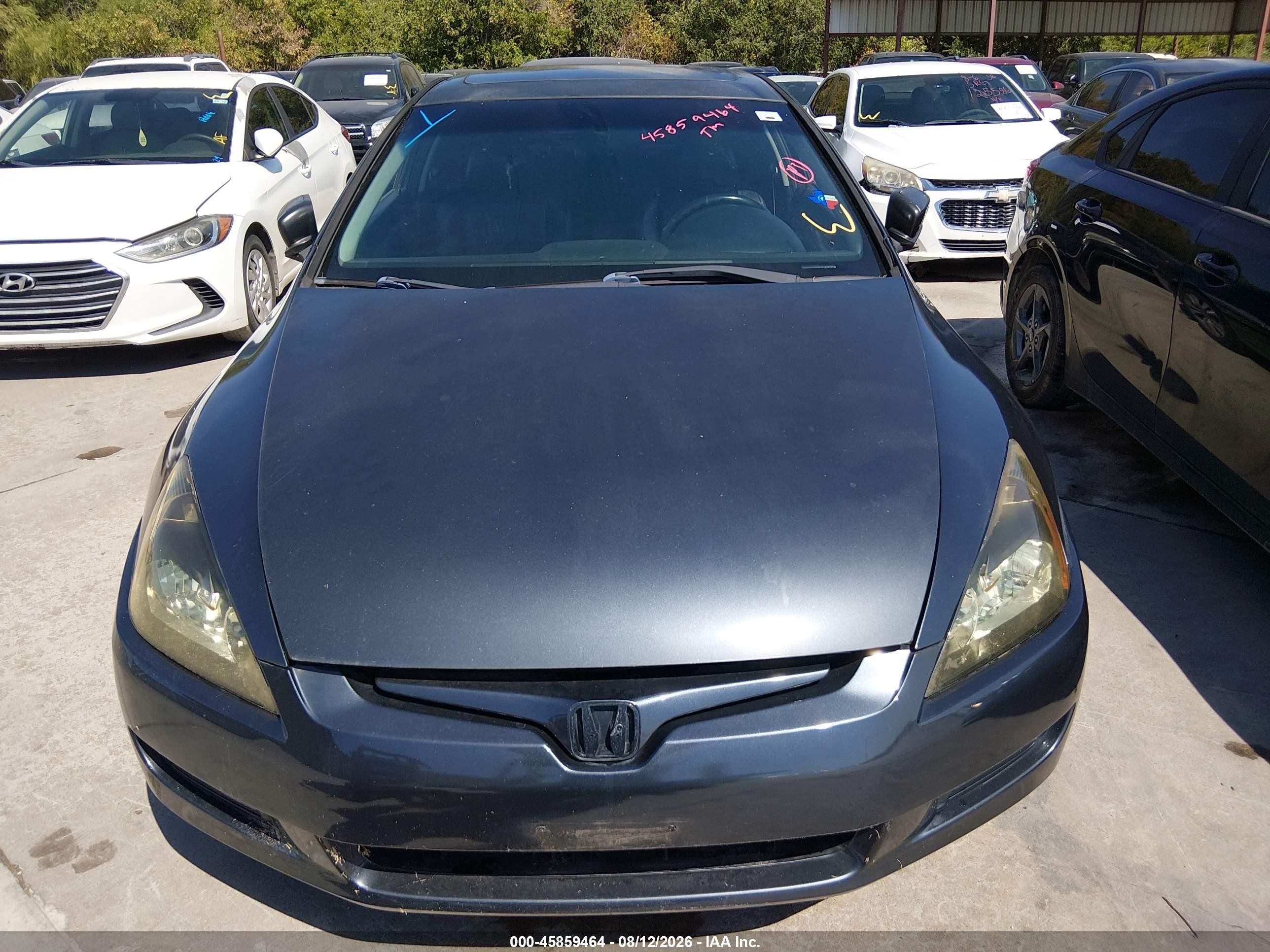 2003 Honda Accord 3.0 Ex Black vin: 1HGCM82663A014308