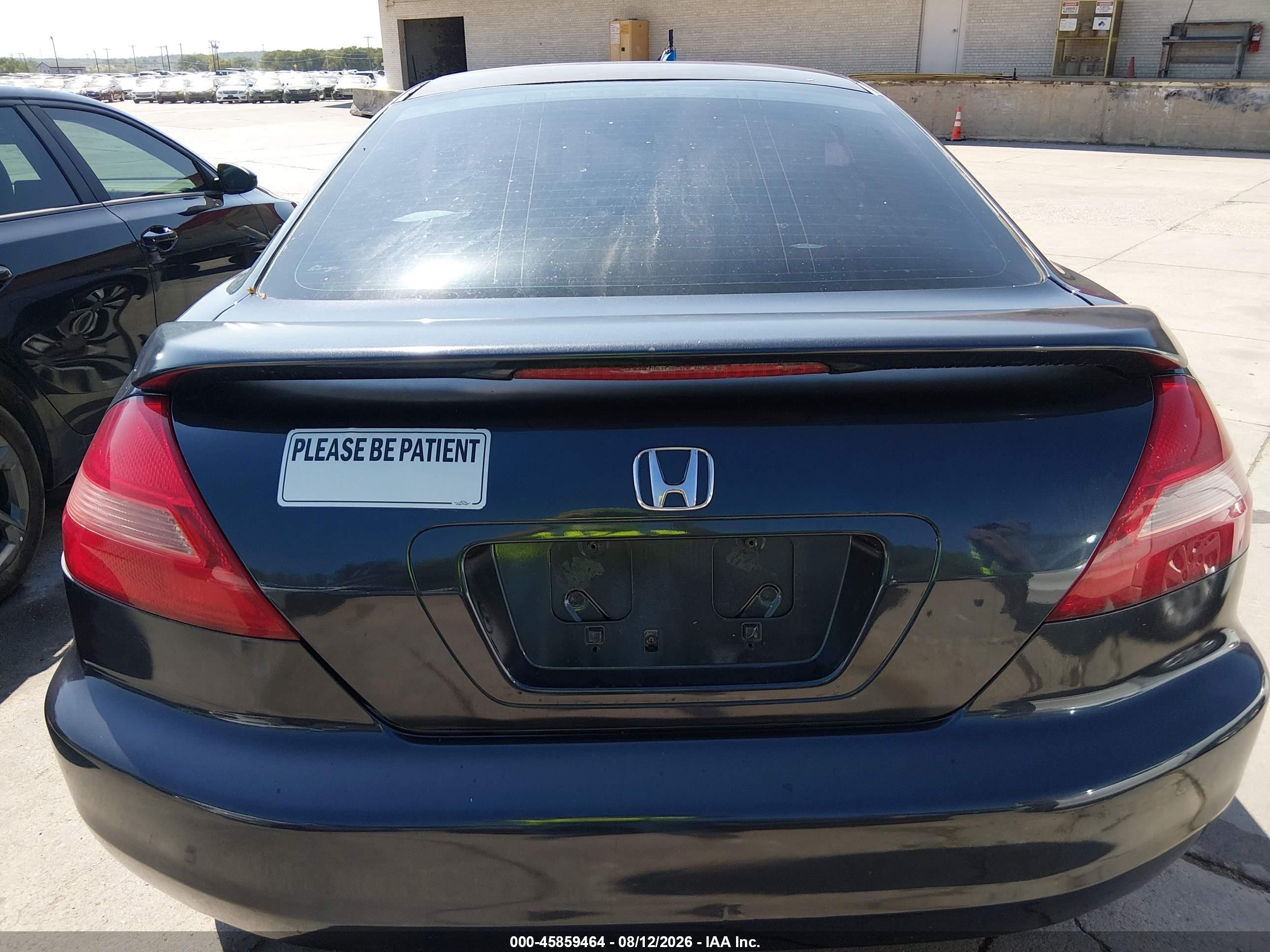 2003 Honda Accord 3.0 Ex Black vin: 1HGCM82663A014308