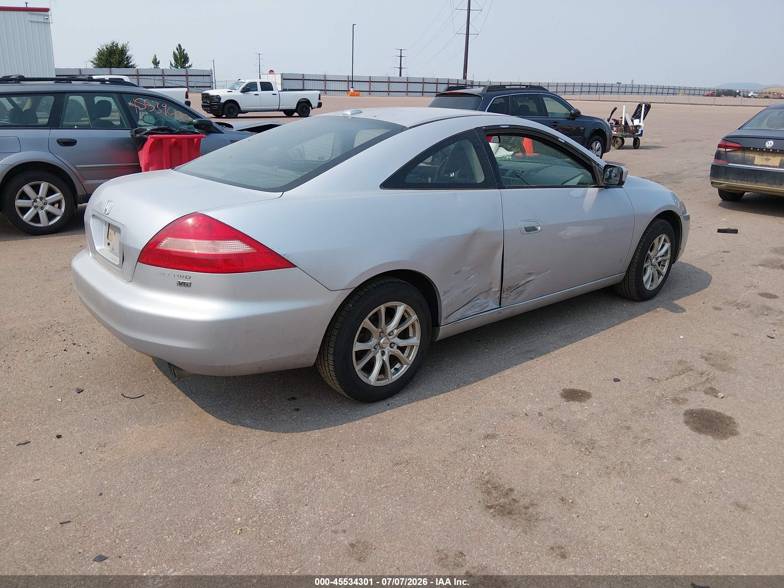 2004 Honda Accord 3.0 Ex Серебряный vin: 1HGCM82664A015671