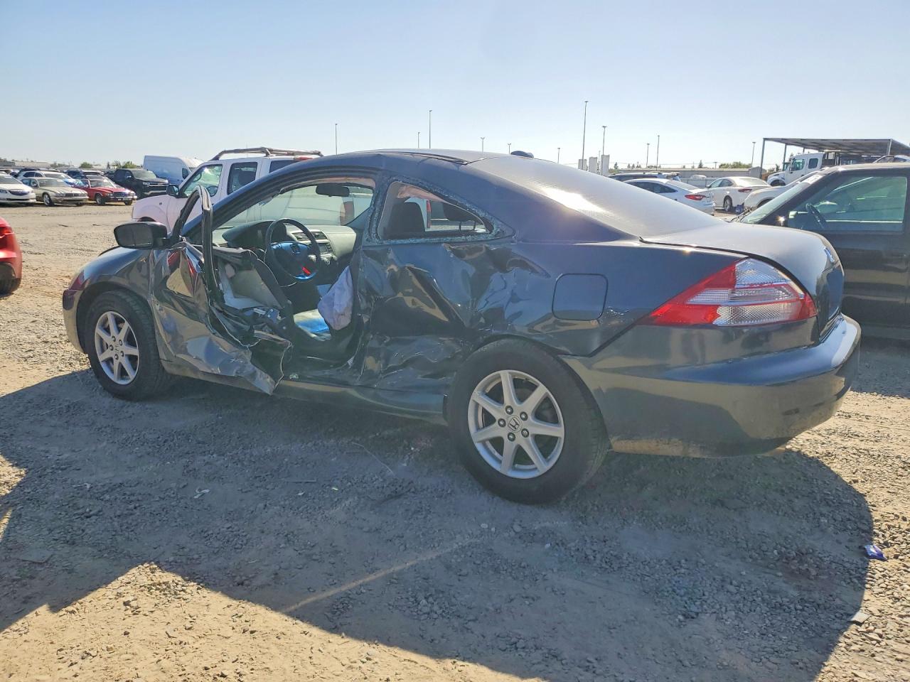 2004 Honda Accord Ex Gray vin: 1HGCM82664A023091