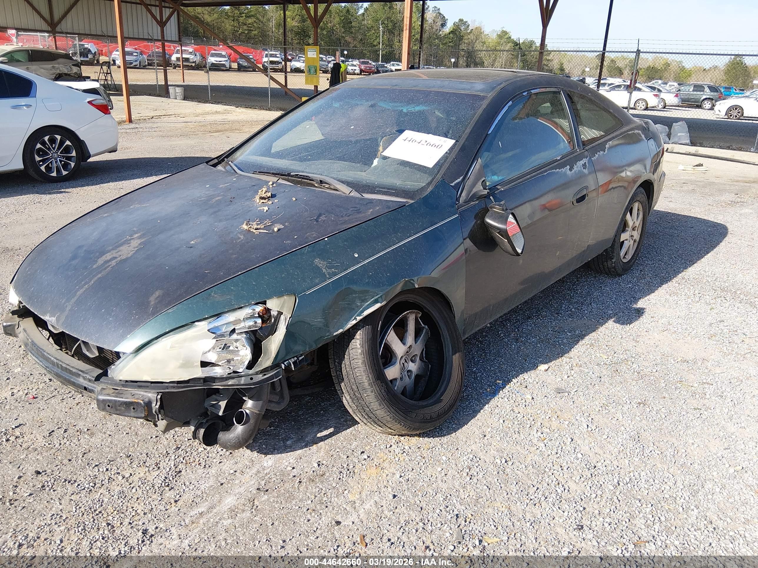 2005 Honda Accord Cpe Ex-l V6 Black vin: 1HGCM82665A004249