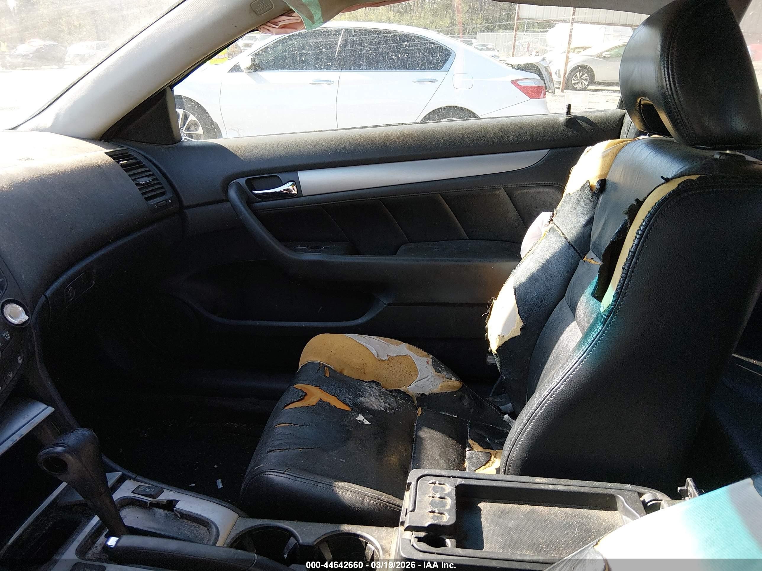 2005 Honda Accord Cpe Ex-l V6 Black vin: 1HGCM82665A004249