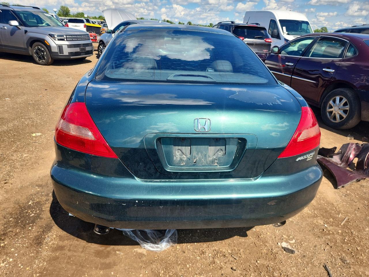 2003 Honda Accord Ex Green vin: 1HGCM82673A014950