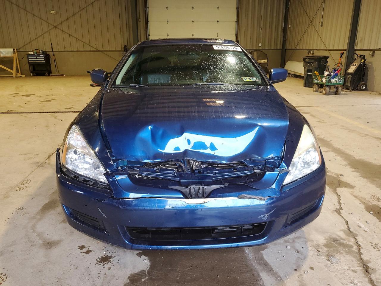 2004 Honda Accord Ex Blue vin: 1HGCM82674A016621