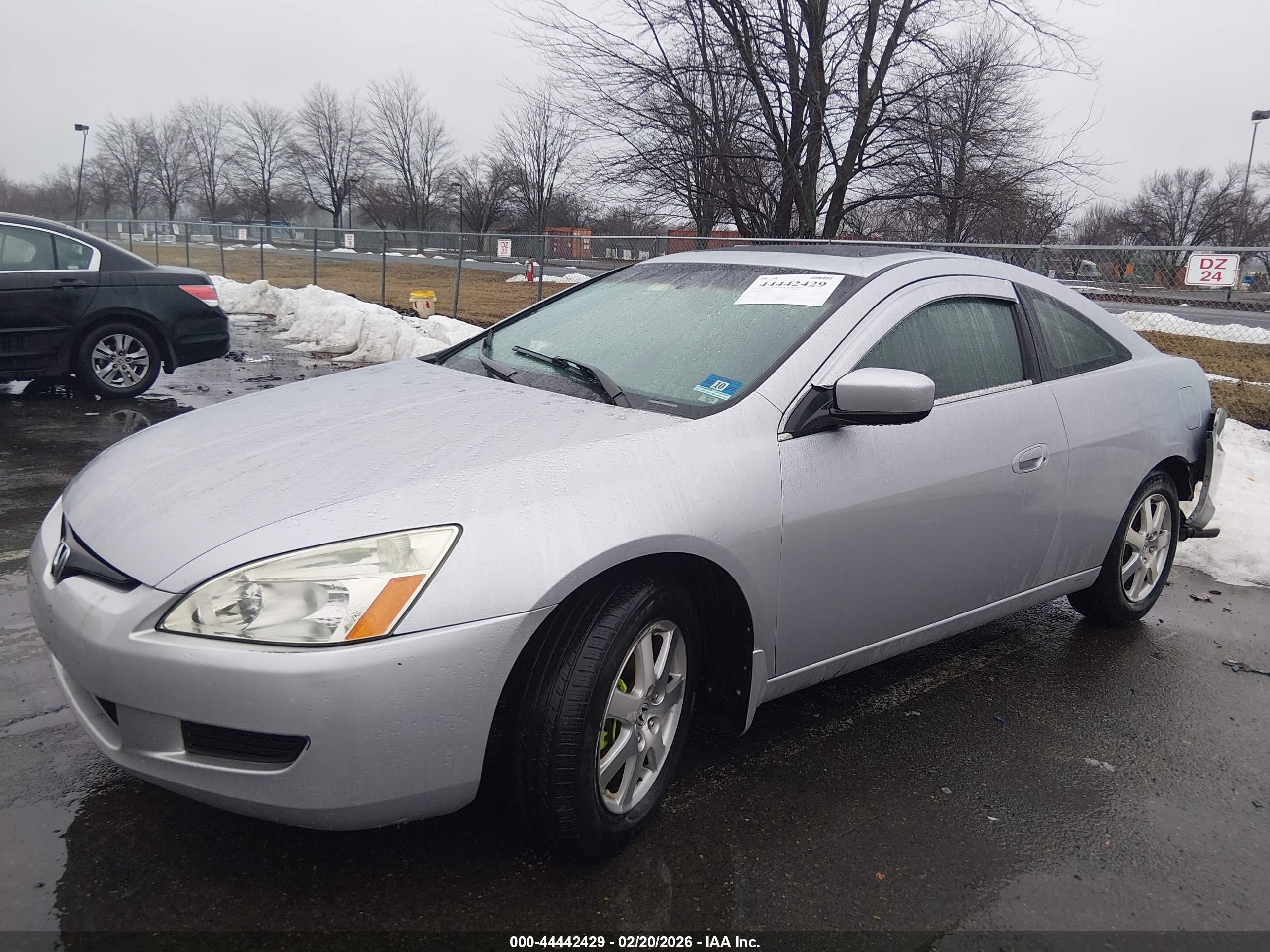 2005 Honda Accord Cpe Ex-l V6 Gray vin: 1HGCM82675A012425