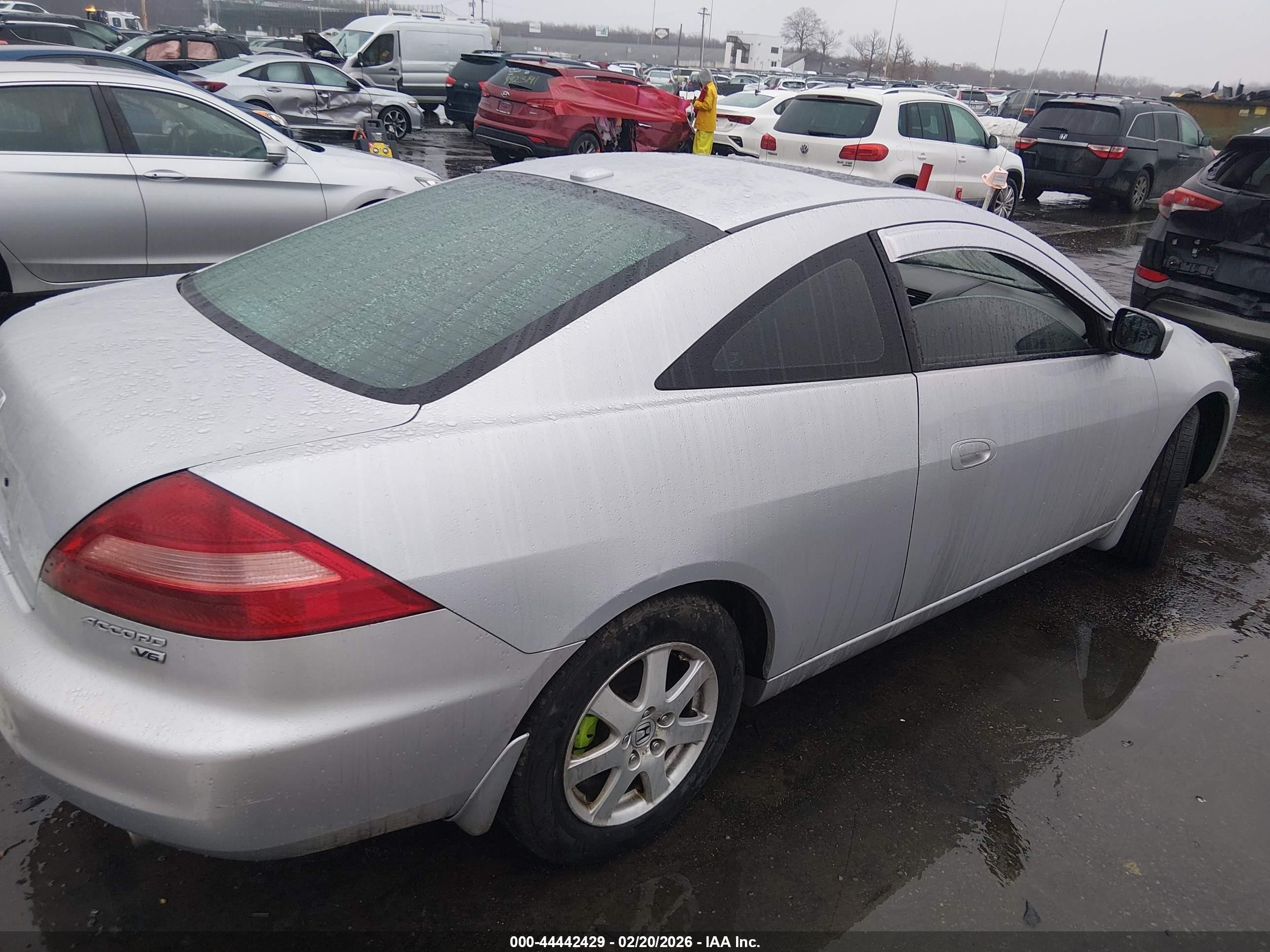2005 Honda Accord Cpe Ex-l V6 Gray vin: 1HGCM82675A012425
