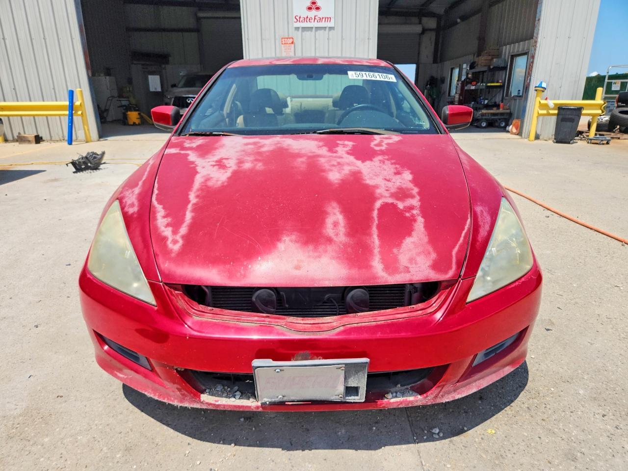 2006 Honda Accord Ex Red vin: 1HGCM82676A012491