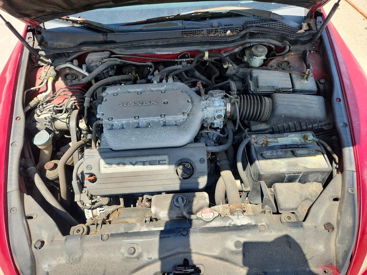 2006 Honda Accord Ex Red vin: 1HGCM82676A012491