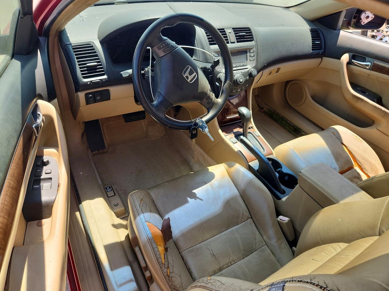 2006 Honda Accord Ex Red vin: 1HGCM82676A012491