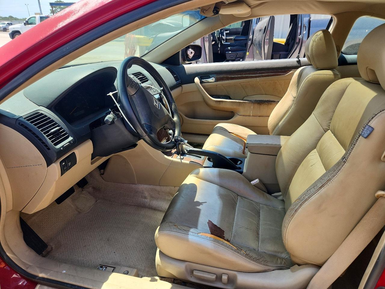 2006 Honda Accord Ex Red vin: 1HGCM82676A012491