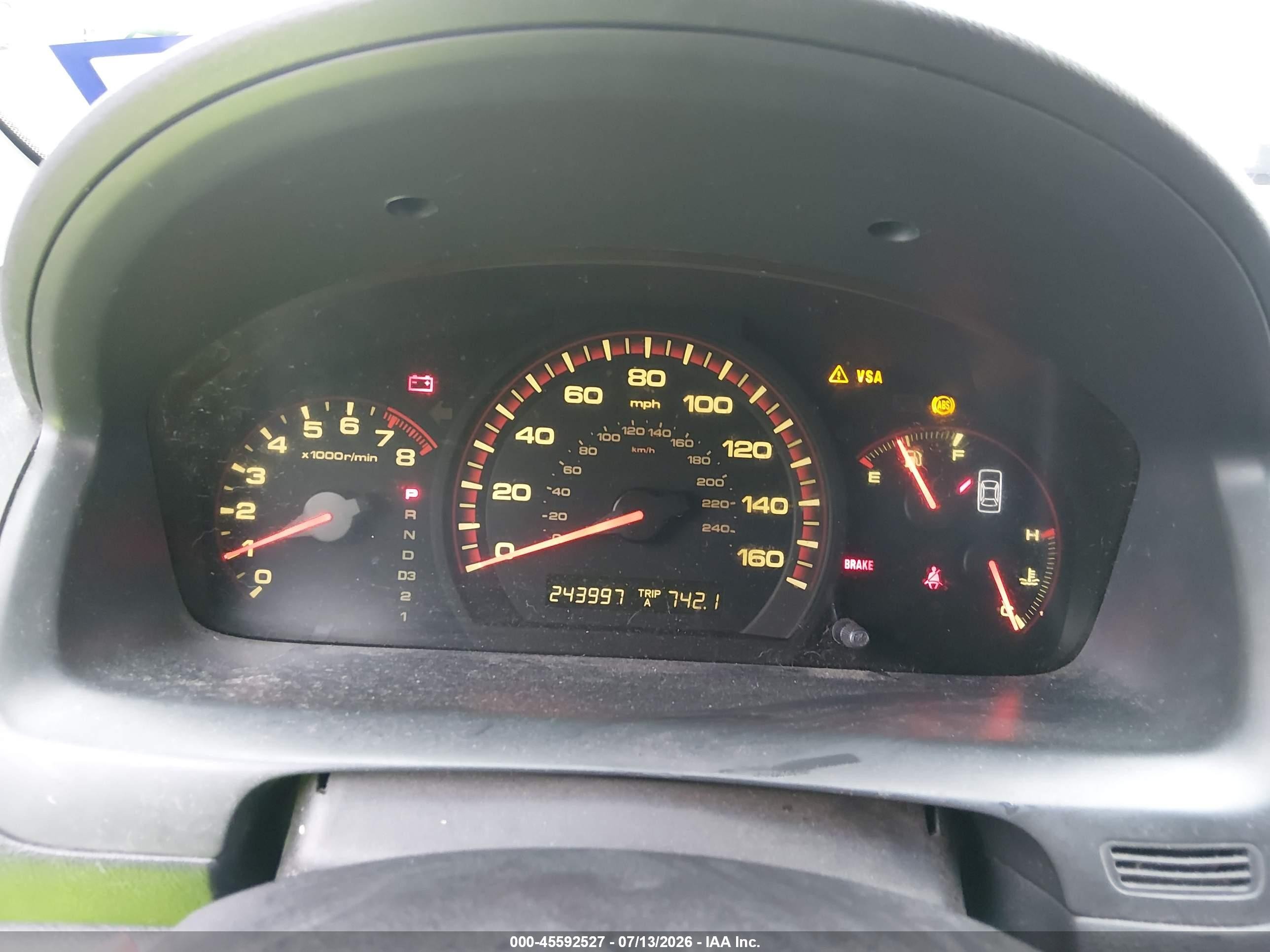 2007 Honda Accord 3.0 Ex Gray vin: 1HGCM82677A008281