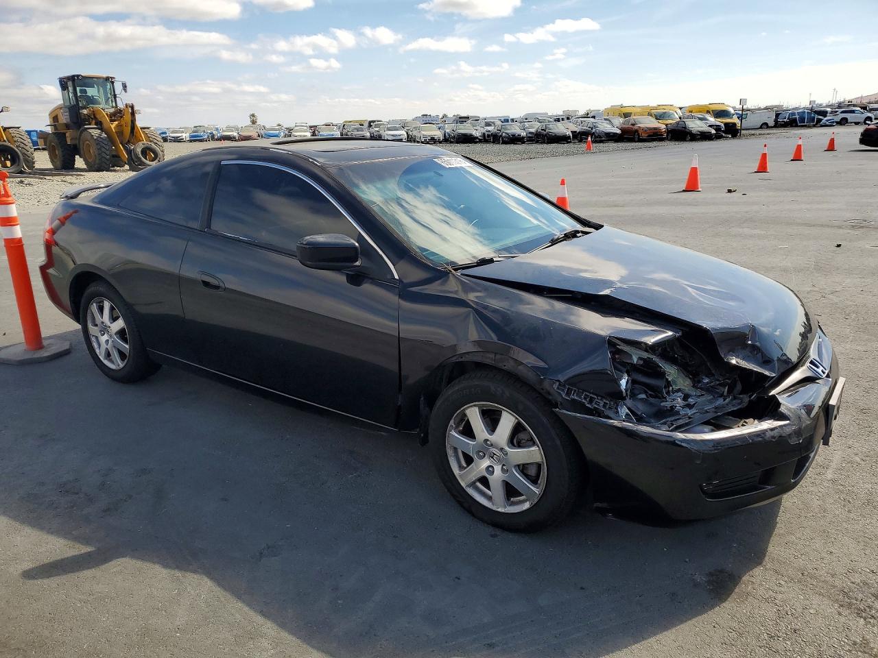 2005 Honda Accord Ex Black vin: 1HGCM82685A002406