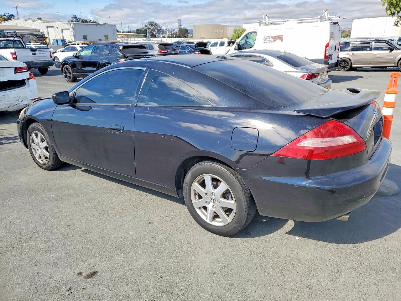 2005 Honda Accord Ex Black vin: 1HGCM82685A002406