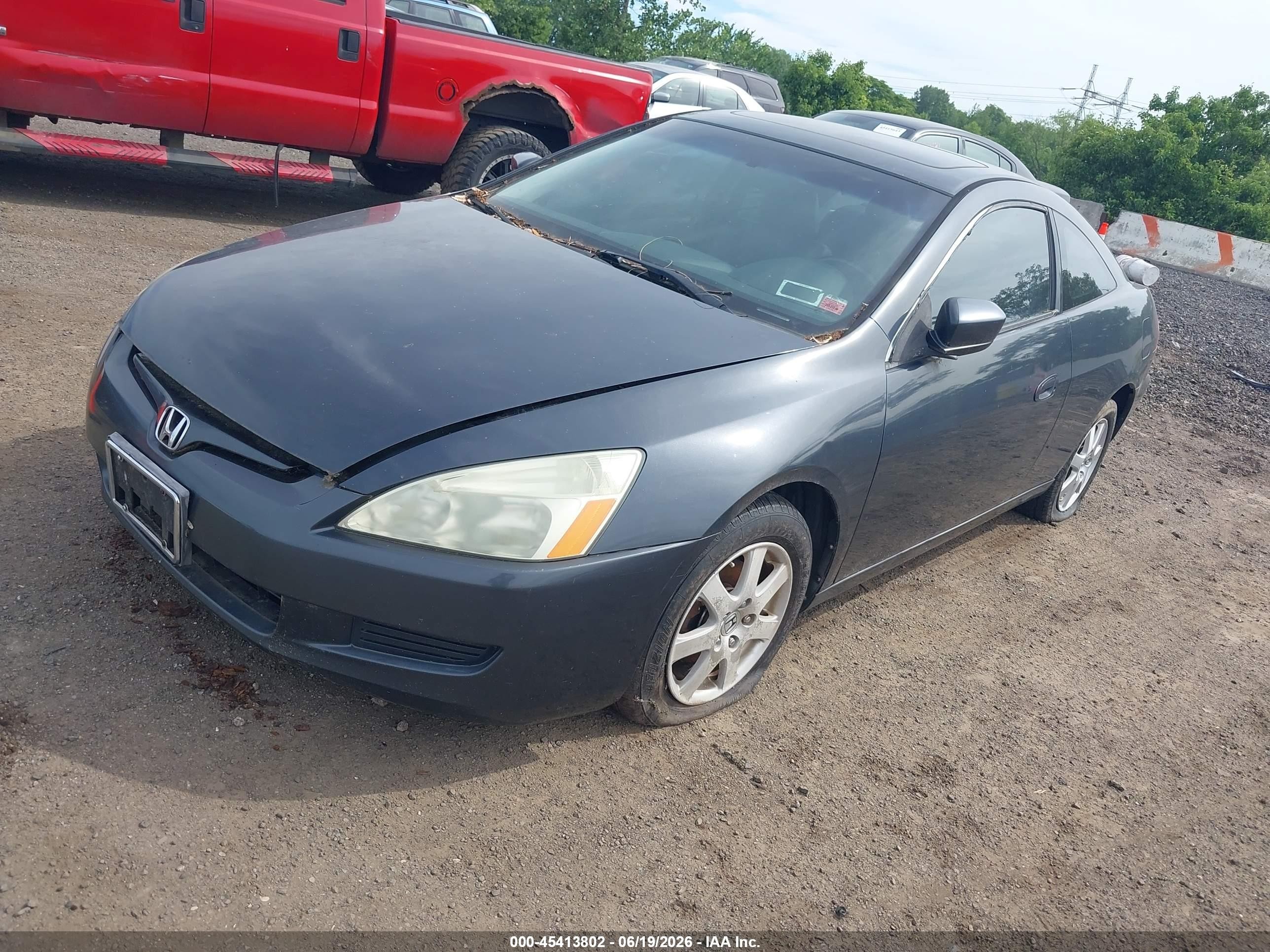 2005 Honda Accord 3.0 Ex Gray vin: 1HGCM82685A011557