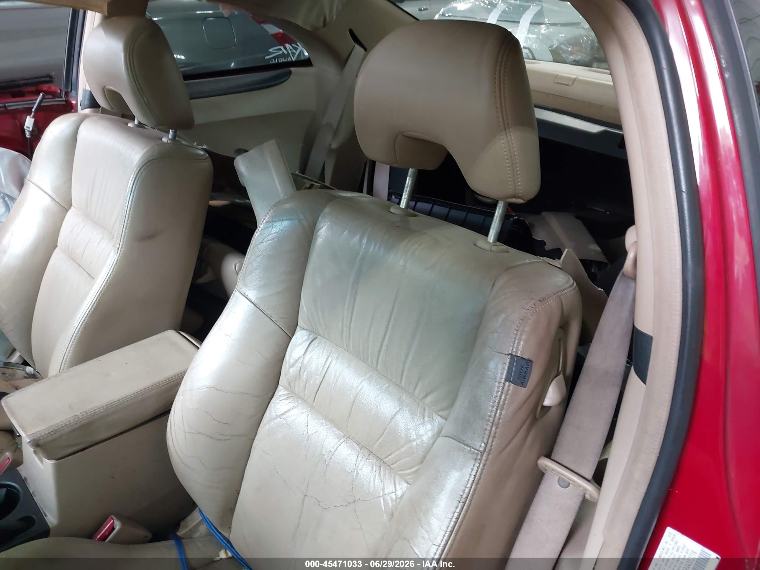 2004 Honda Accord 3.0 Ex Red vin: 1HGCM82694A002218