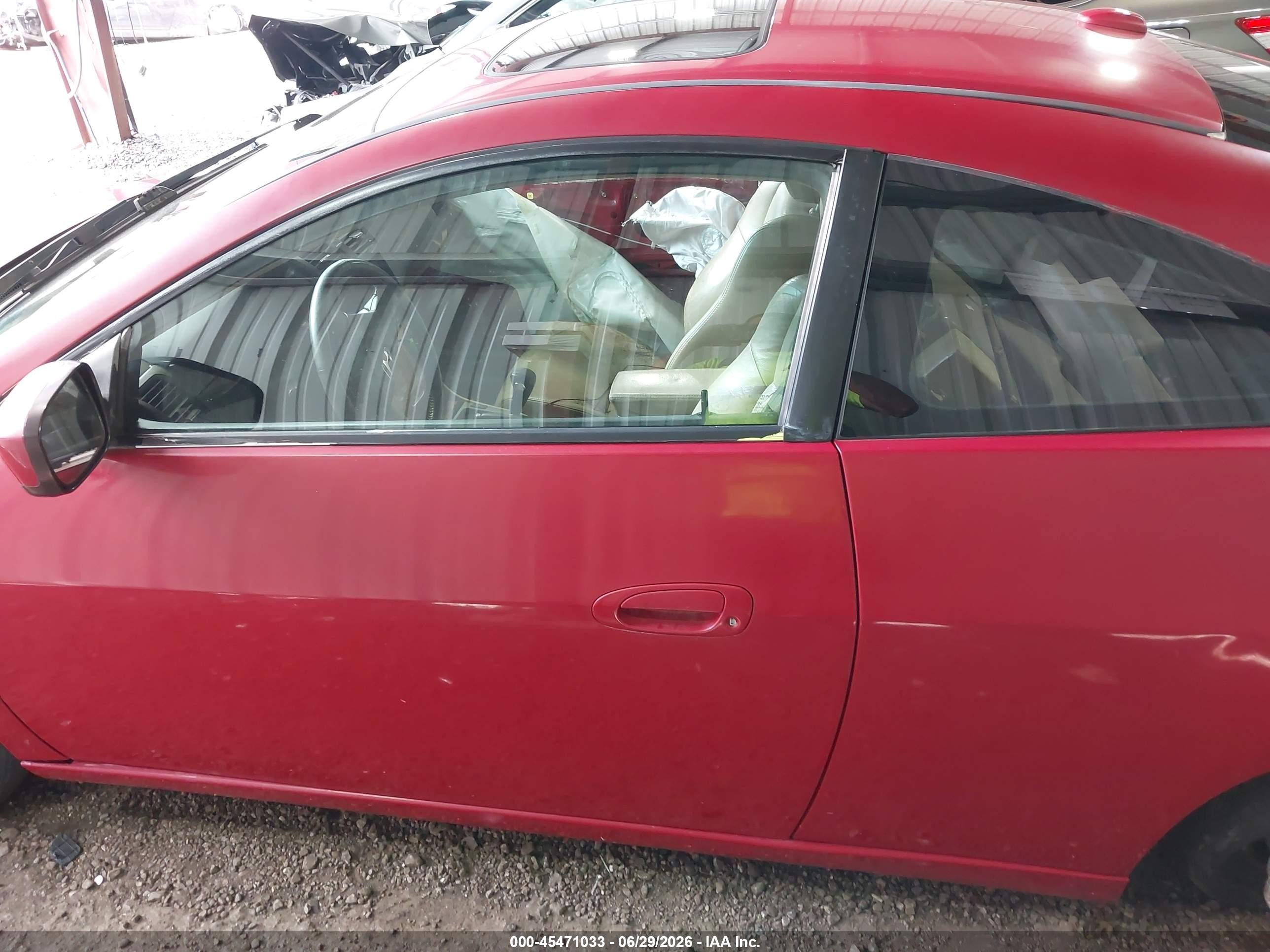 2004 Honda Accord 3.0 Ex Red vin: 1HGCM82694A002218