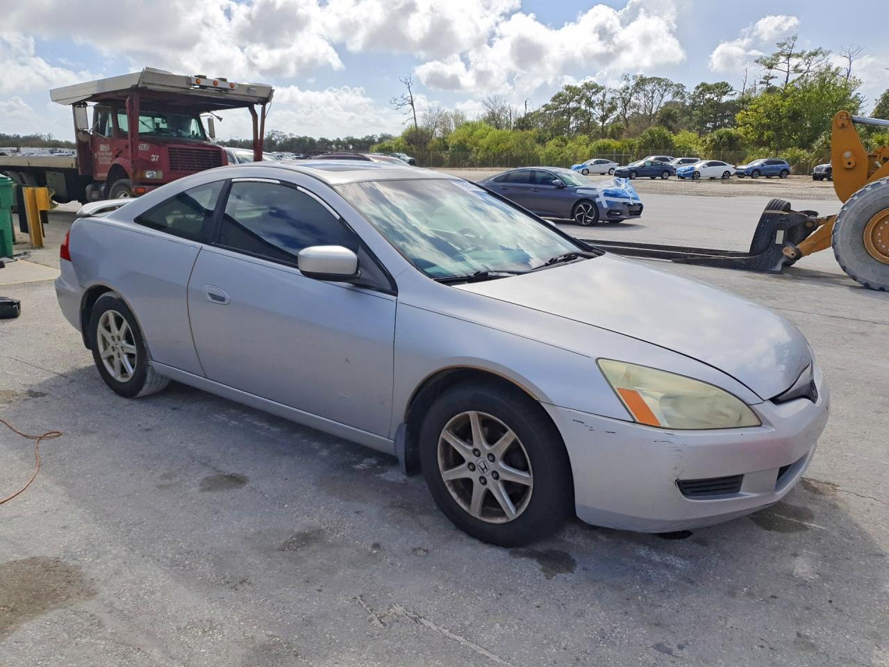 2004 Honda Accord Ex Silver vin: 1HGCM82694A014398